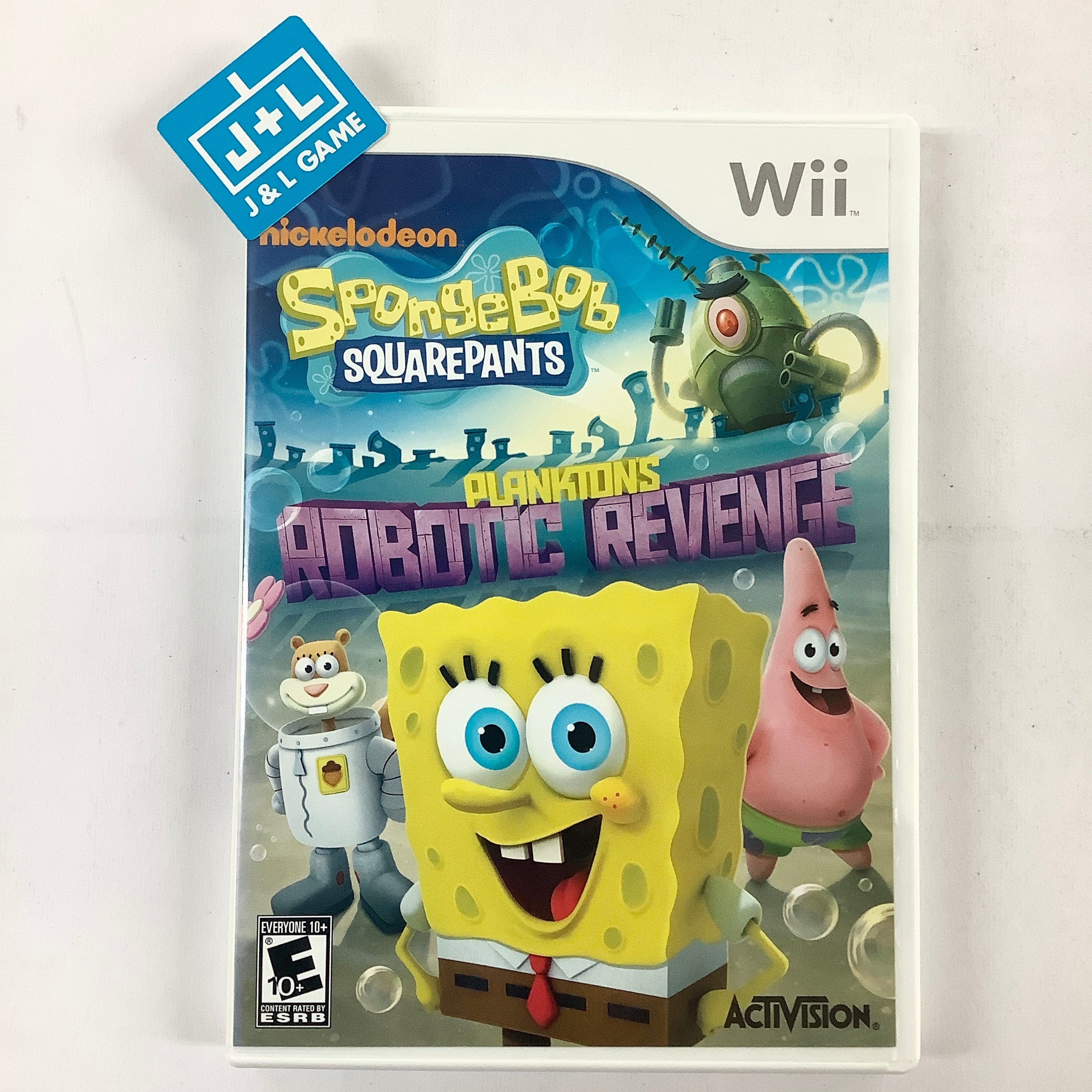 SpongeBob SquarePants: Plankton's Robotic Revenge - Nintendo Wii [Pre-Owned] Video Games Activision   