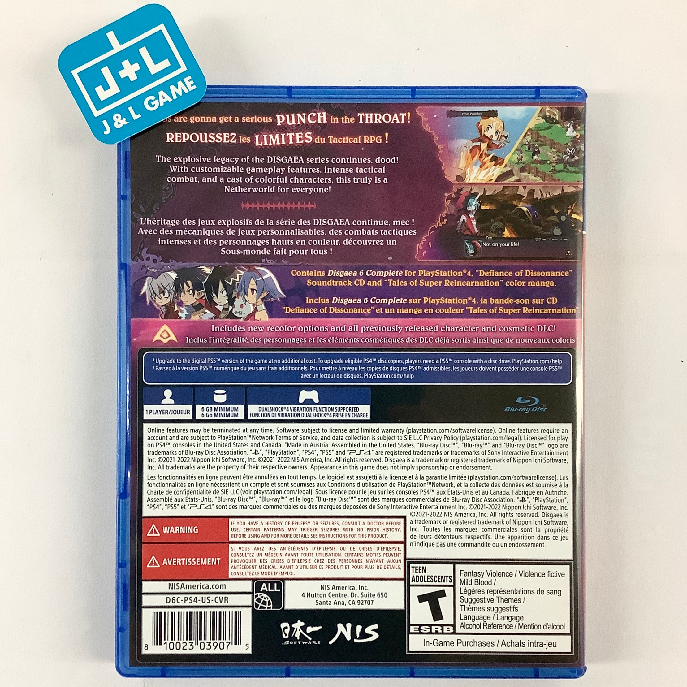 Disgaea 6 Complete: Deluxe Edition - (PS4) PlayStation 4 [UNBOXING] Video Games NIS America   
