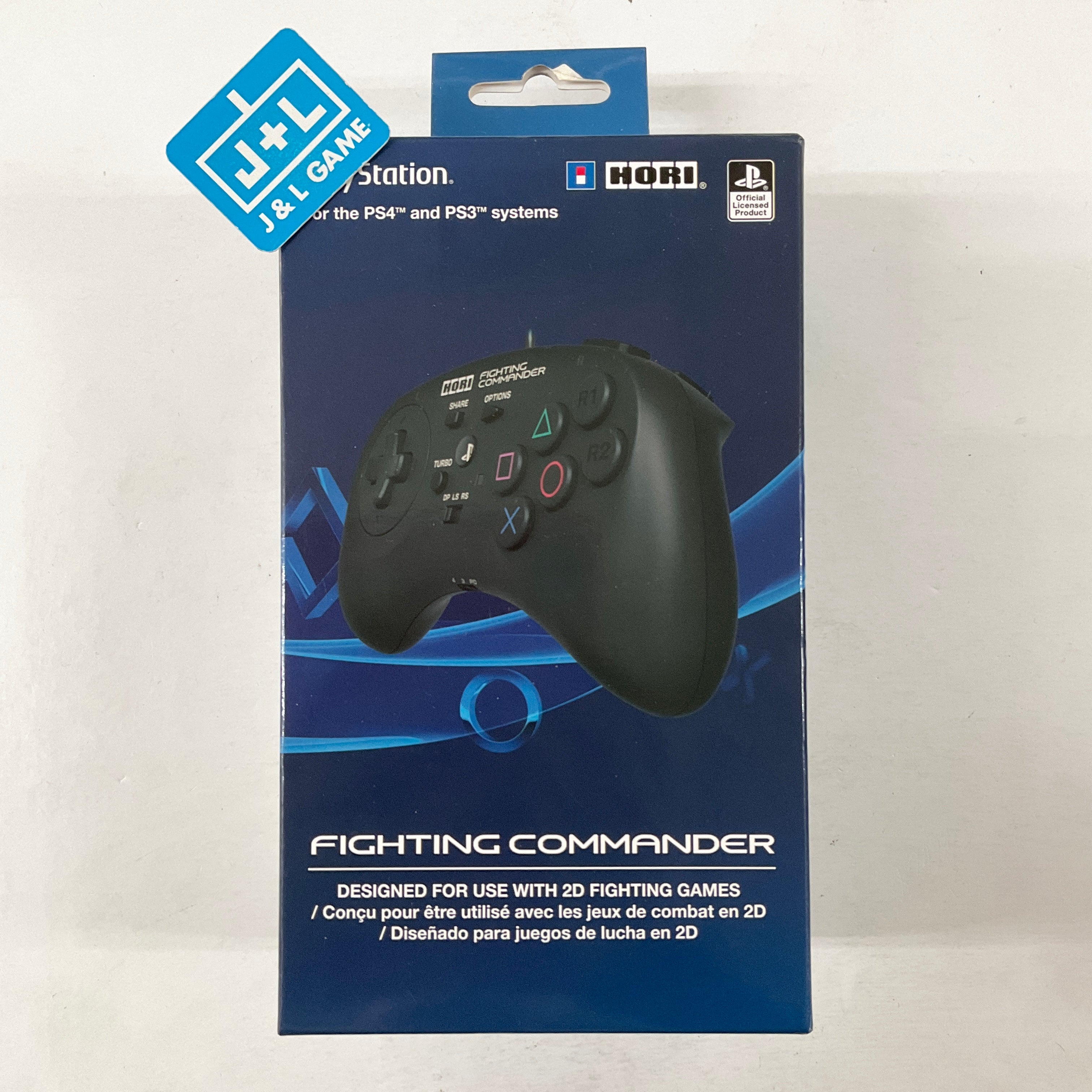 HORI Fighting Commander - (PS4) PlayStation 4 & (PS3) PlayStation 3 Accessories Hori   