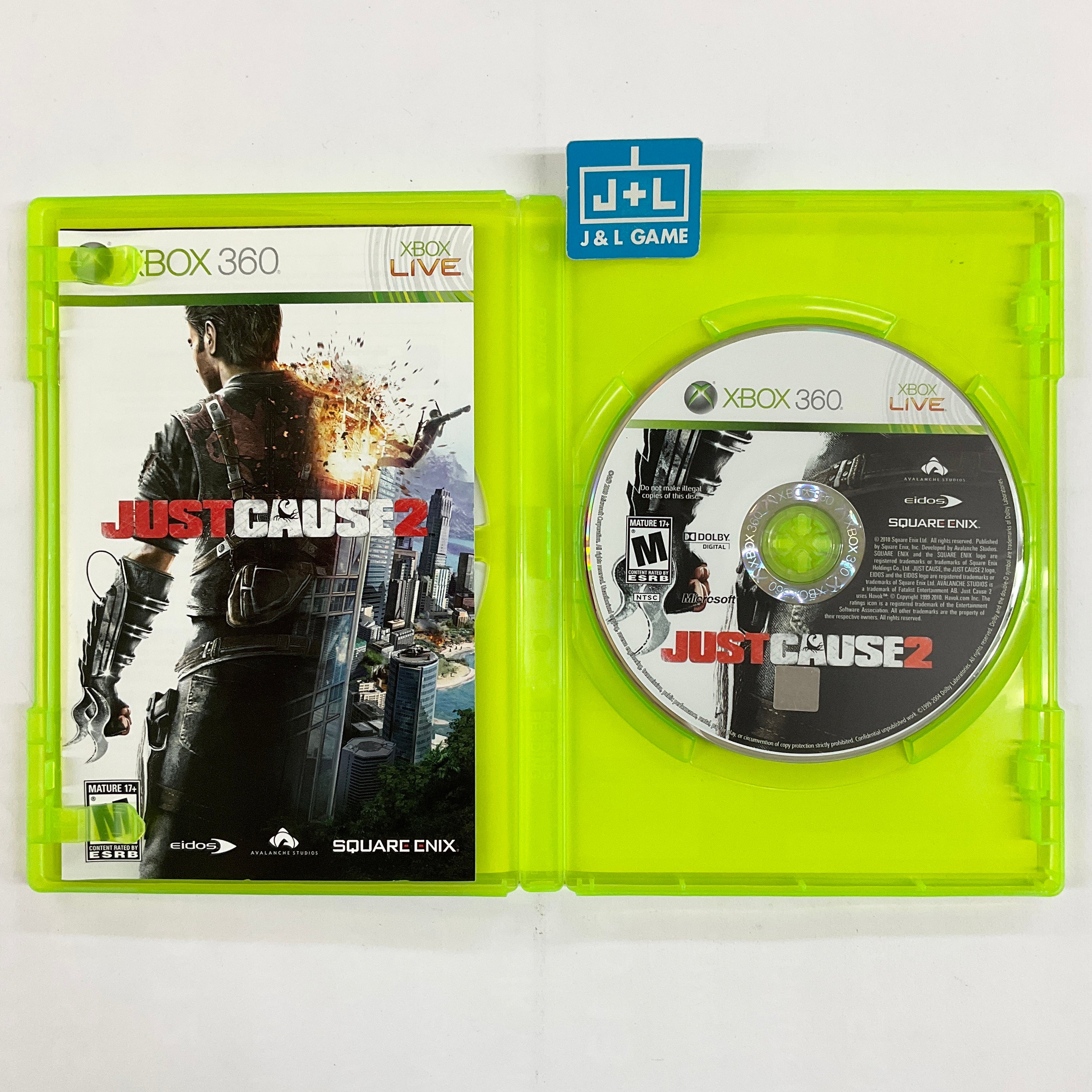 Just Cause 2 - Xbox 360 [Pre-Owned] Video Games Square Enix   