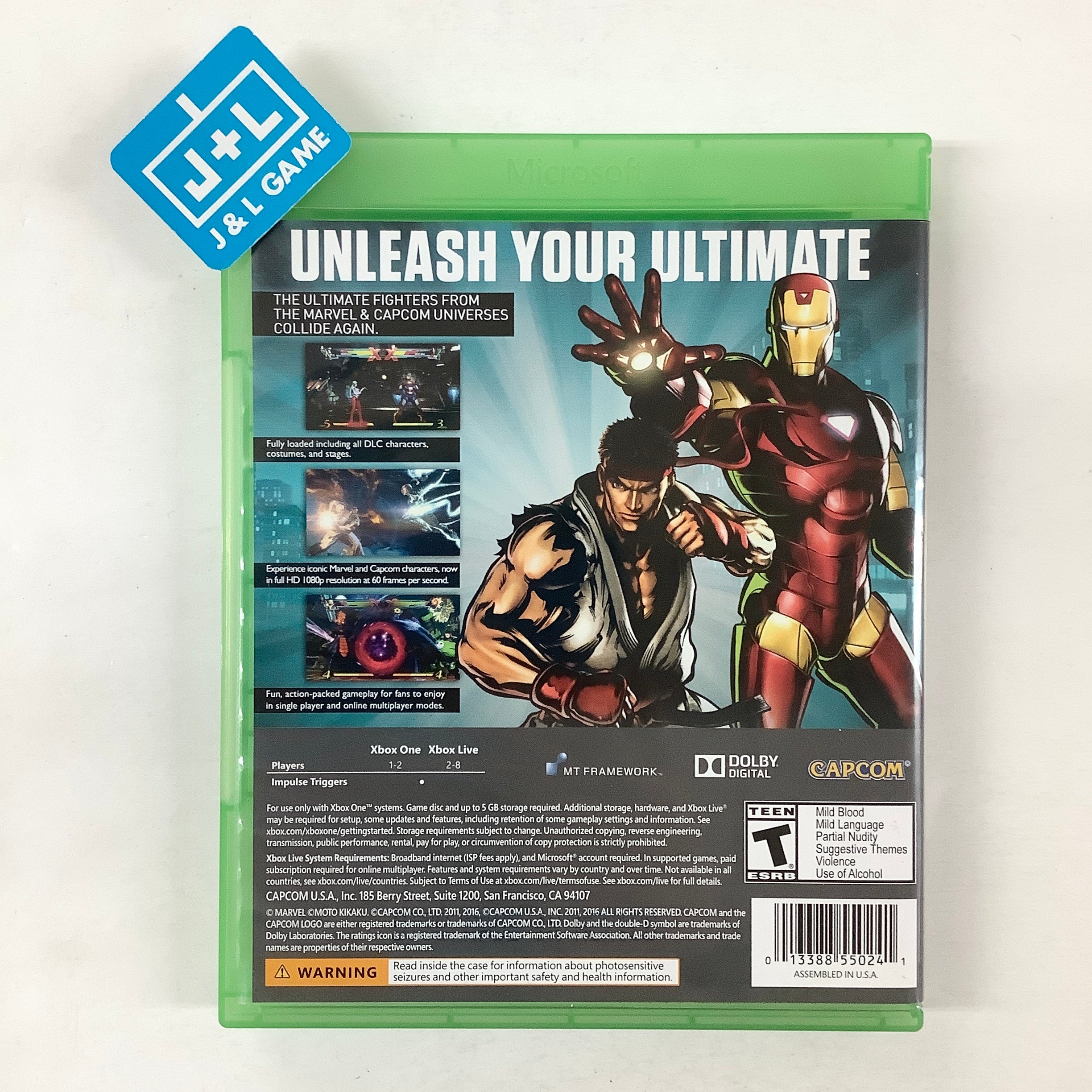 Ultimate Marvel Vs. Capcom 3 - (XB1) Xbox One [Pre-Owned] Video Games Capcom   