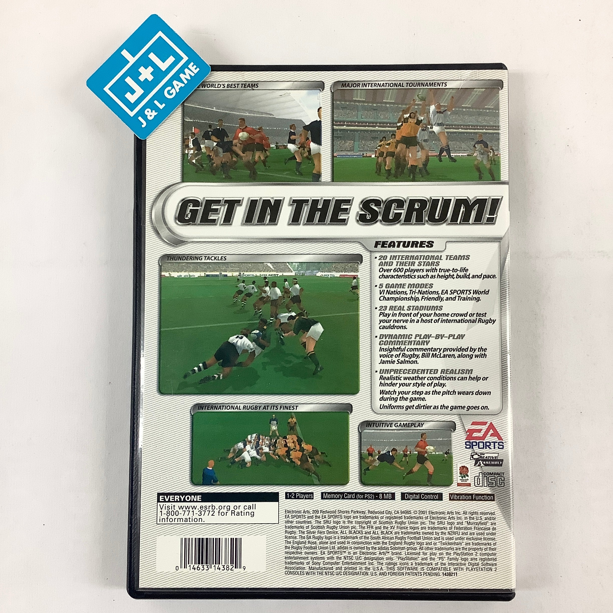 Rugby - (PS2) PlayStation 2 [Pre-Owned] Video Games Electronic Arts   