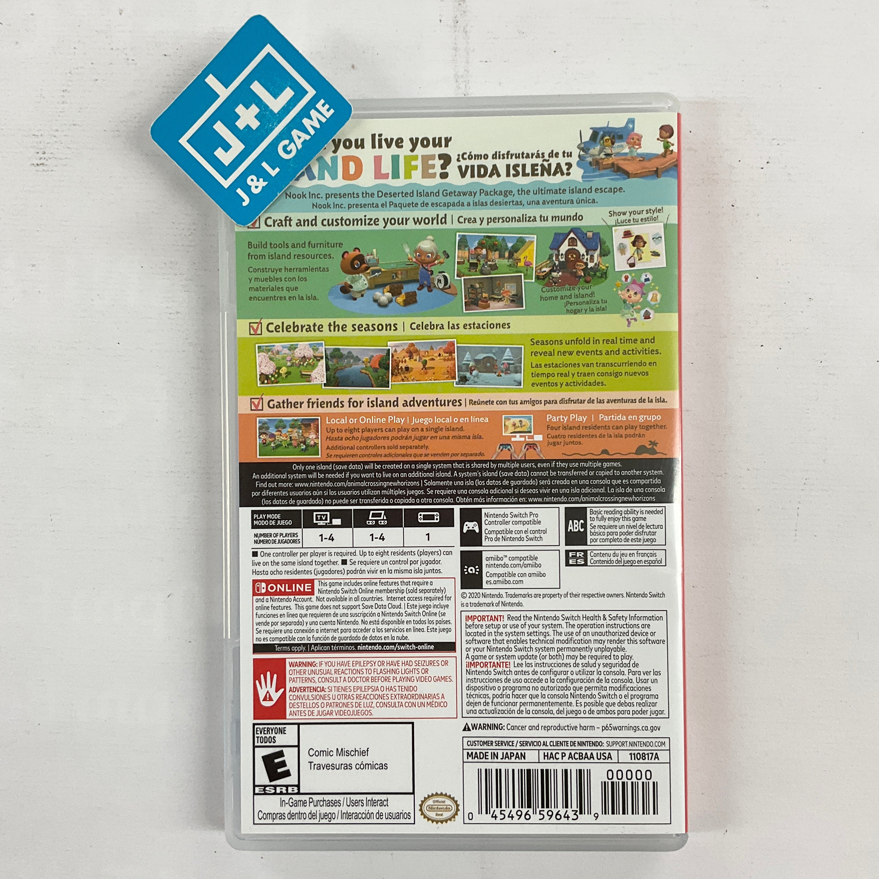 Animal Crossing: New Horizons - (NSW) Nintendo Switch [Pre-Owned] Video Games Nintendo   