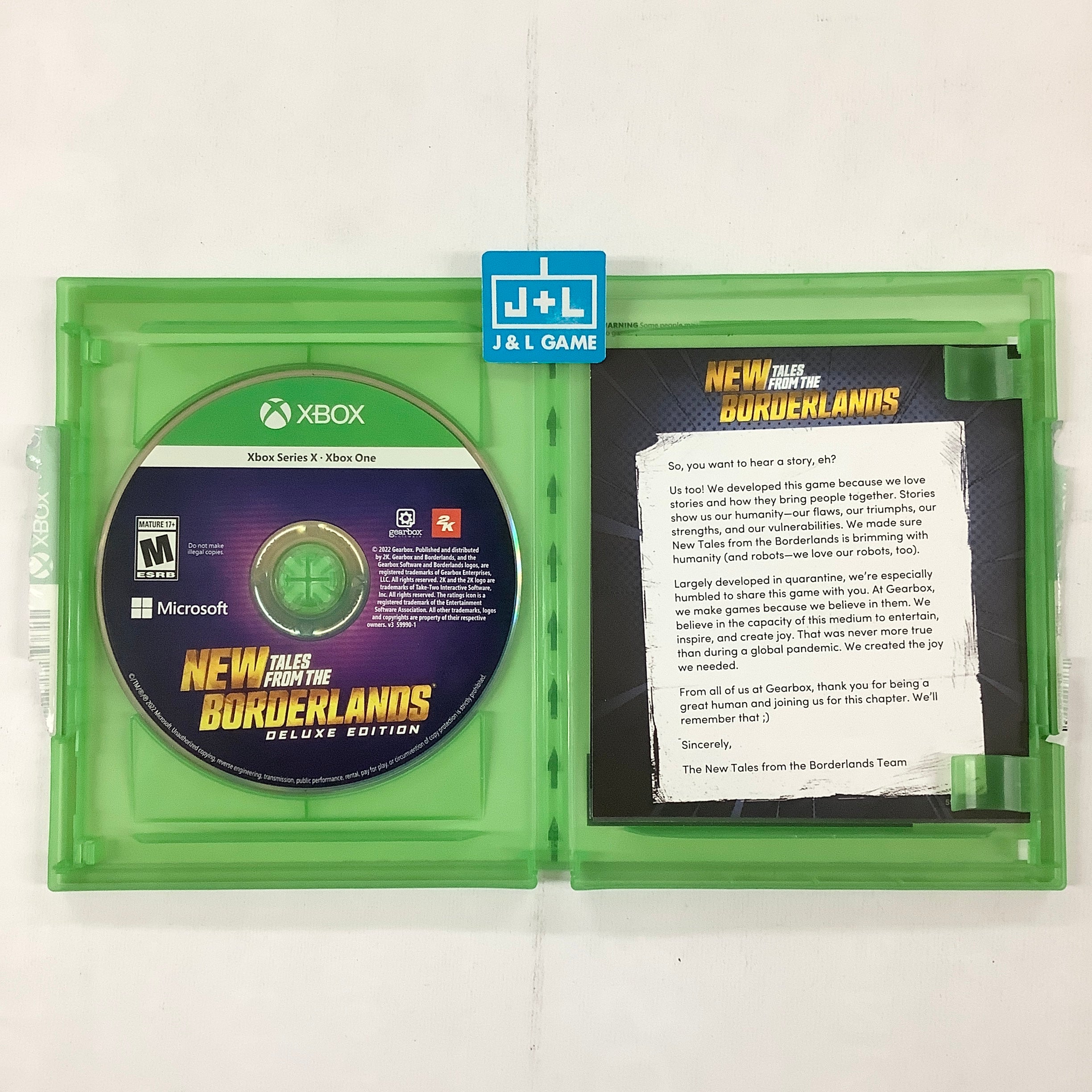 New Tales from the Borderlands Deluxe Edition - (XSX) Xbox Series X [UNBOXING] Video Games 2K   