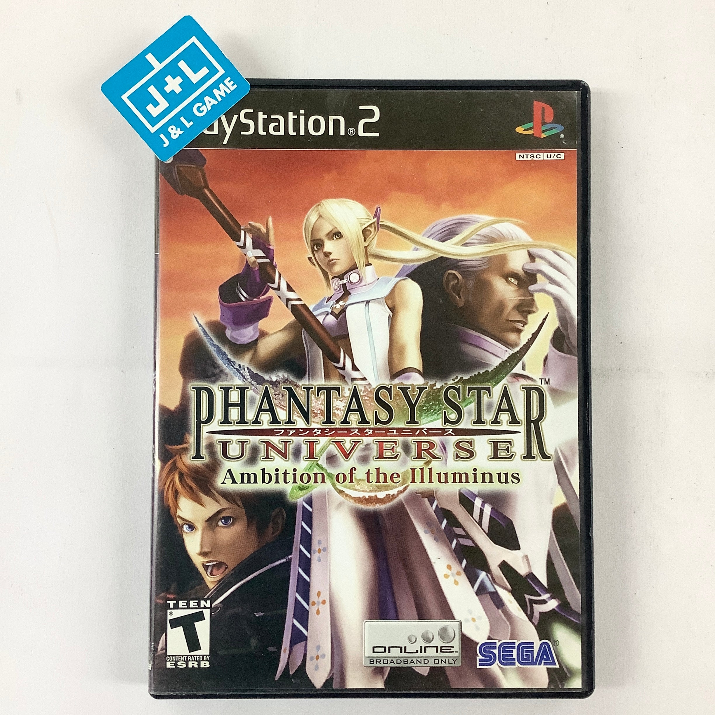 Phantasy Star Universe: Ambition of the Illuminus - (PS2) PlayStation 2 [Pre-Owned] Video Games Sega   