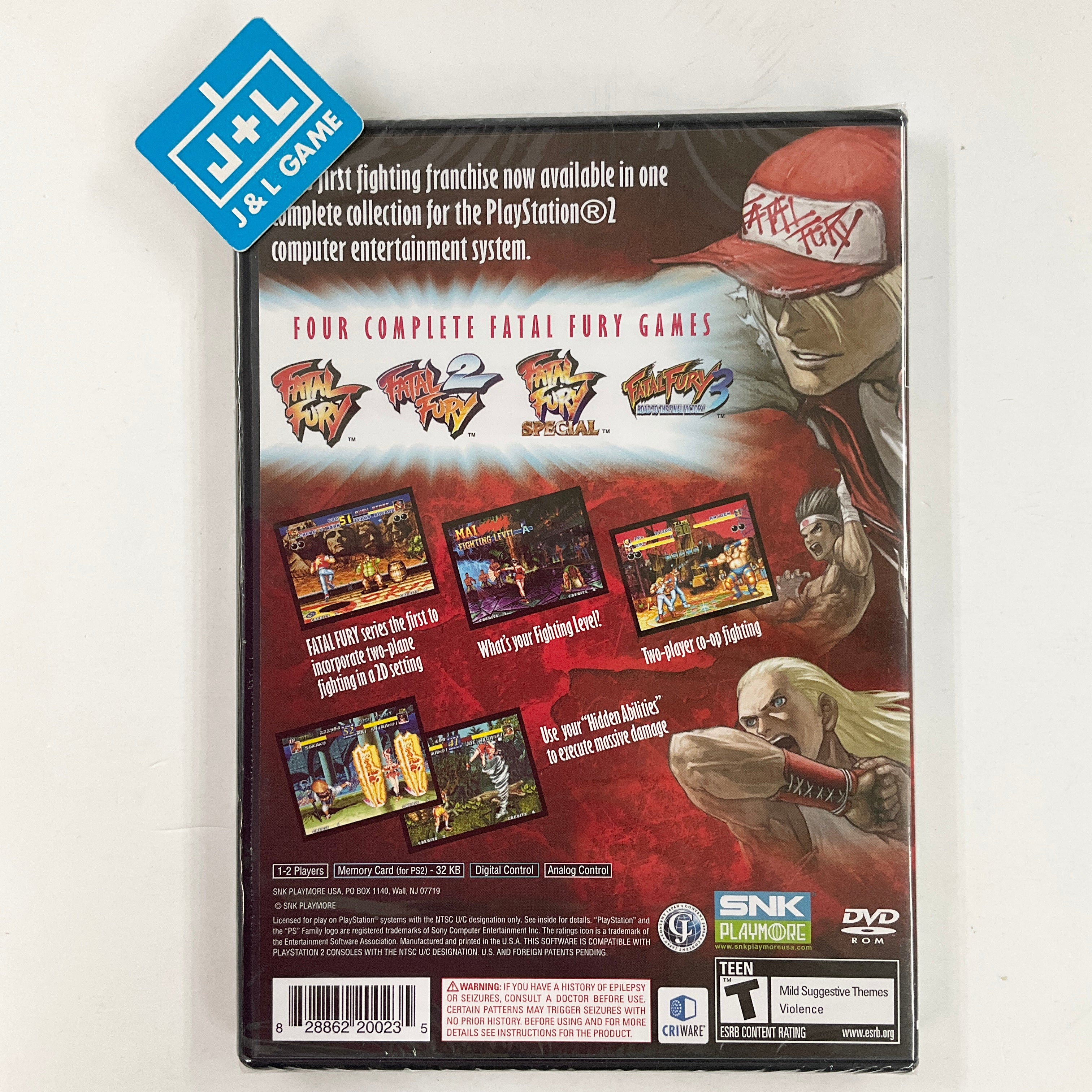 Fatal Fury: Battle Archives Volume 1 - (PS2) PlayStation 2 Video Games SNK Playmore   