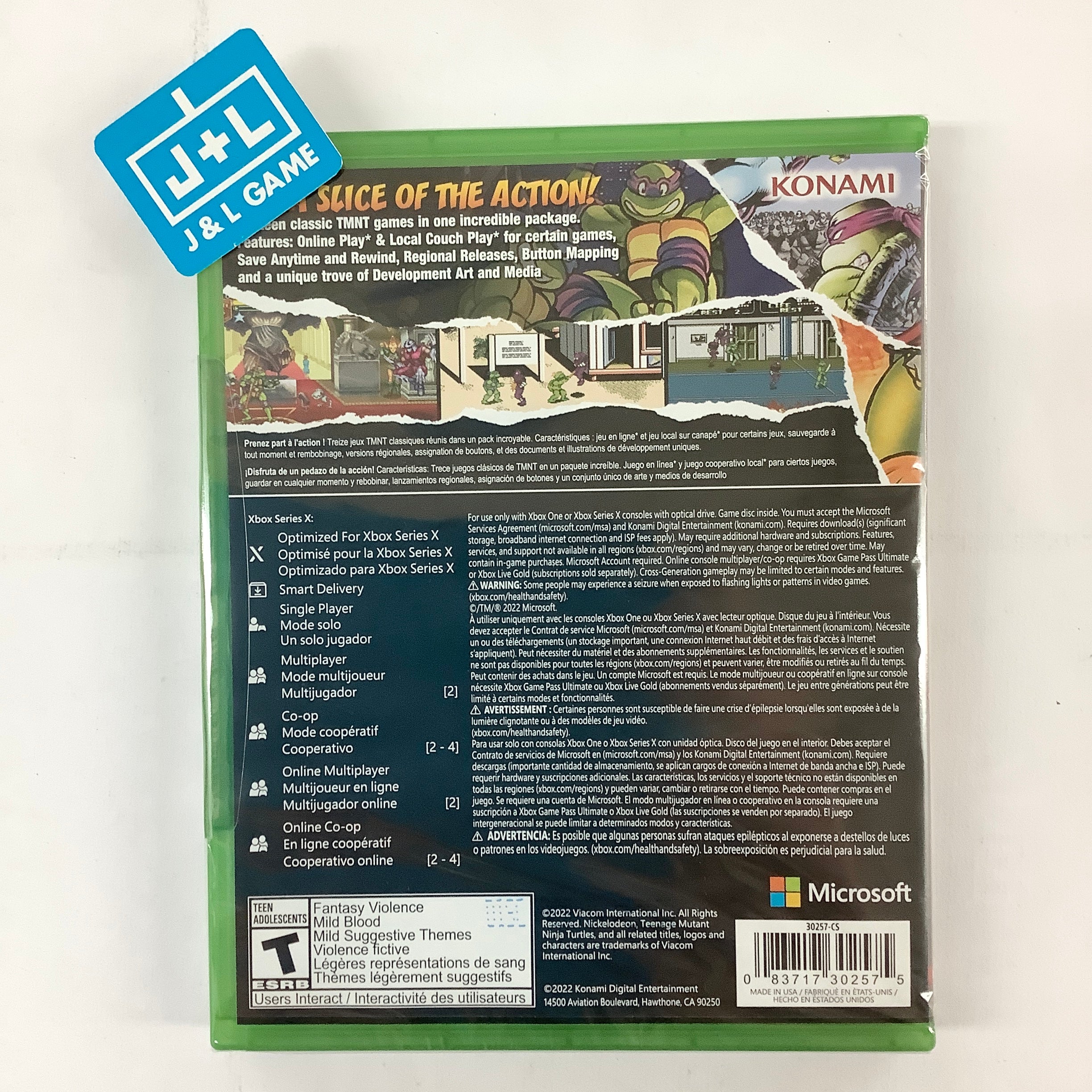Teenage Mutant Ninja Turtles: The Cowabunga Collection - (XSX