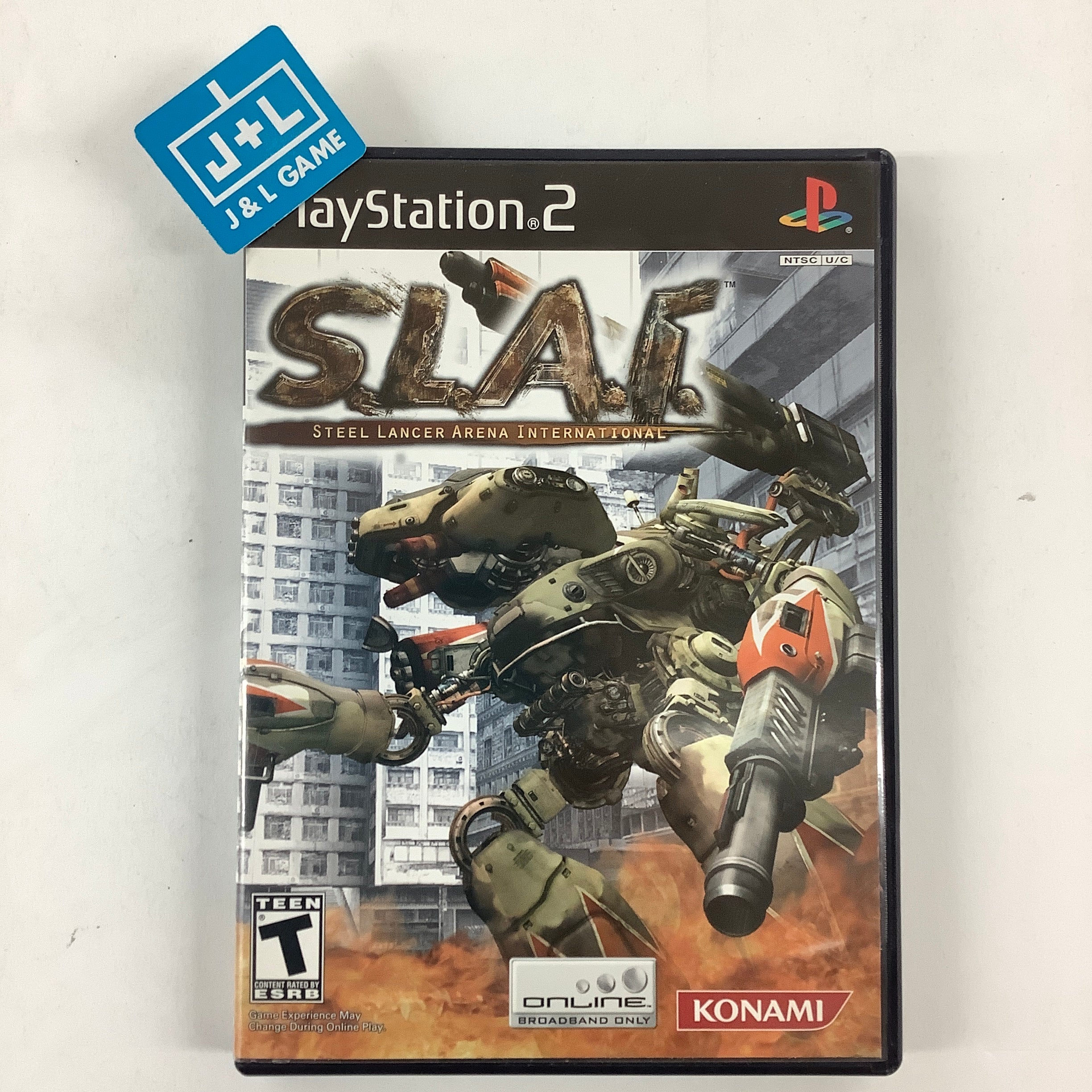 S.L.A.I.: Steel Lancer Arena International - (PS2) PlayStation 2 [Pre-Owned] Video Games Konami   