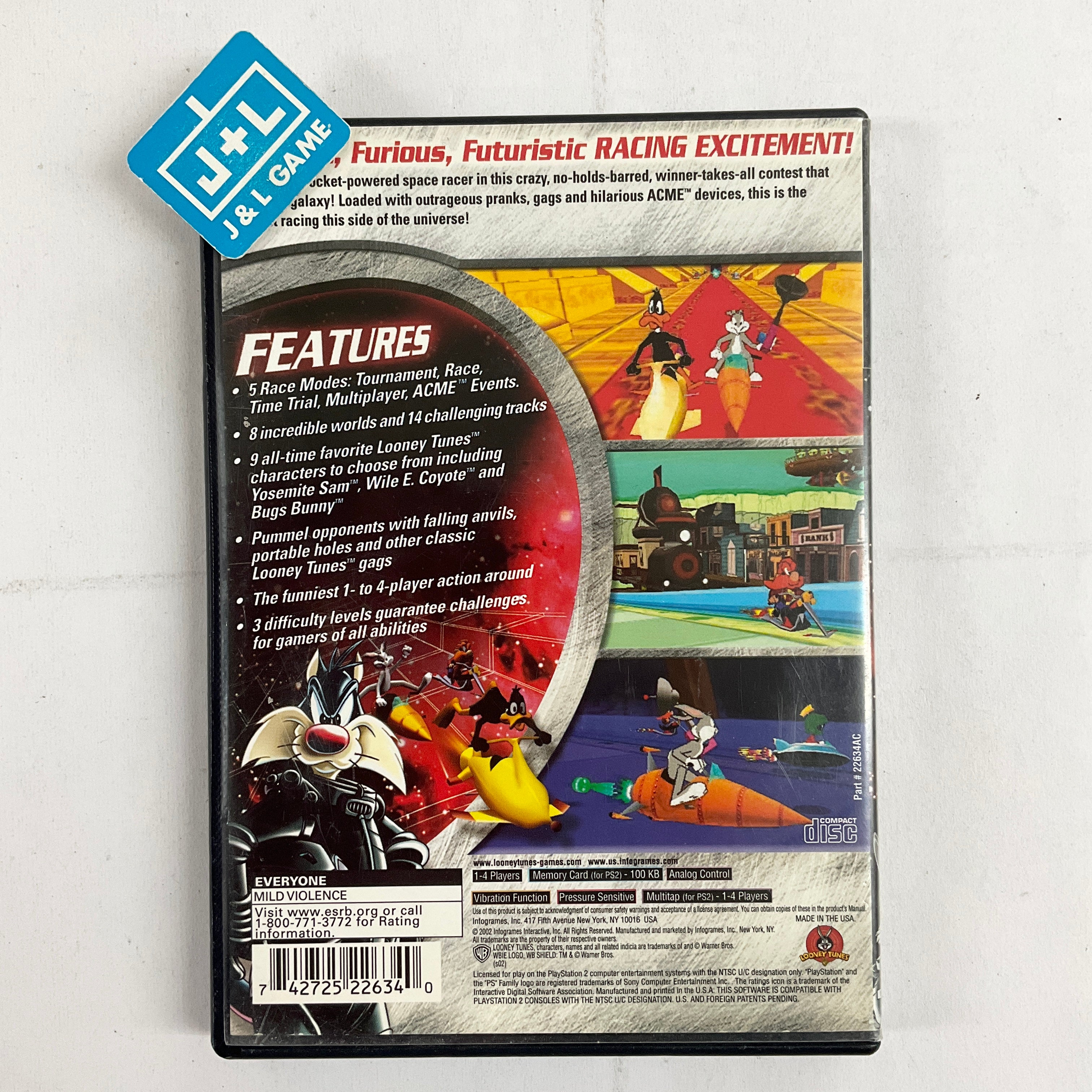 Looney Tunes: Space Race - (PS2) Playstation 2 [Pre-Owned] Video Games Atari   