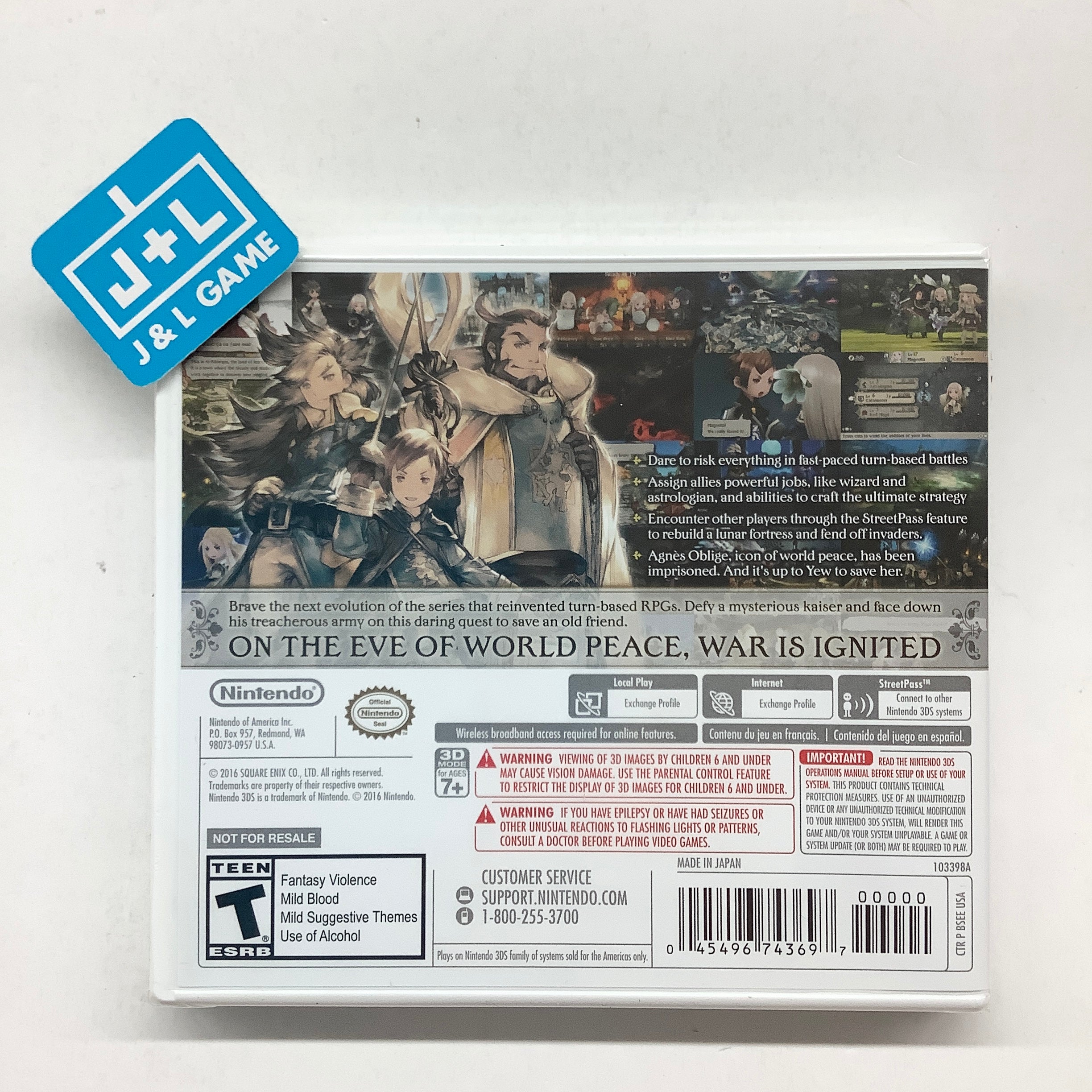 Bravely Second: End Layer Collector's Edition - Nintendo 3DS [Pre-Owned] Video Games Nintendo   
