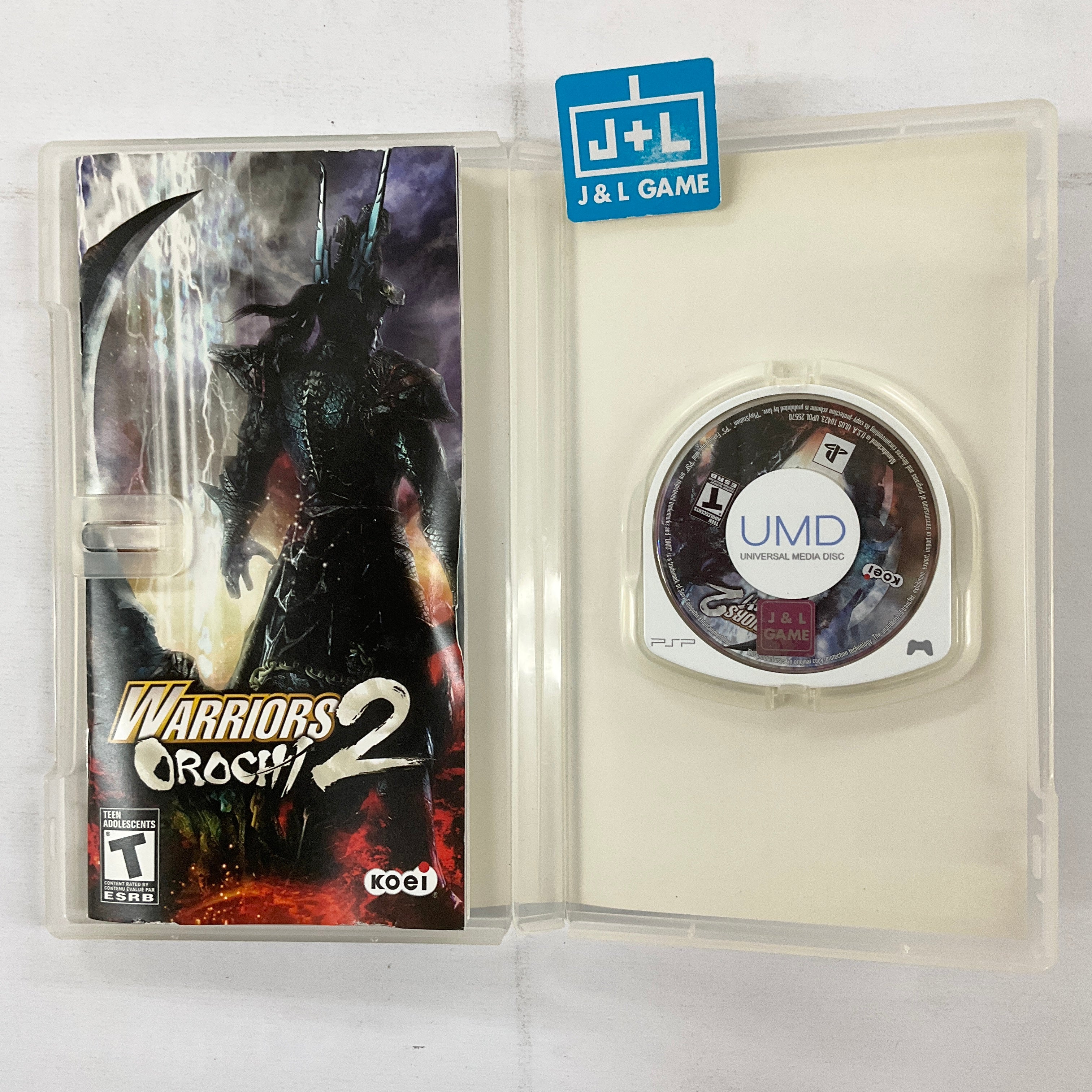 Warriors Orochi 2 - Sony PSP [Pre-Owned] Video Games Koei   