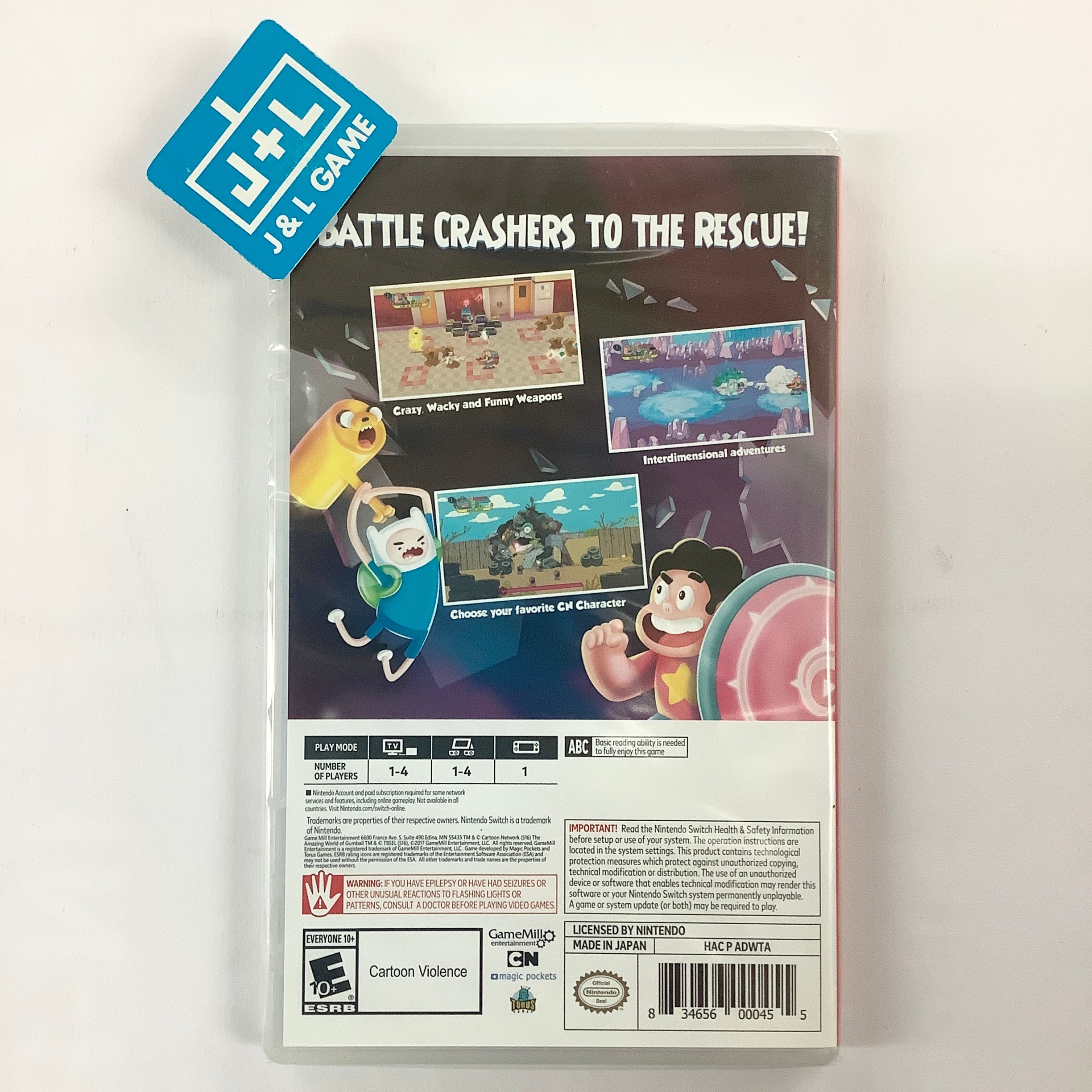 Cartoon Network Battle Crashers - (NSW) Nintendo Switch Video Games GameMill Entertainment   
