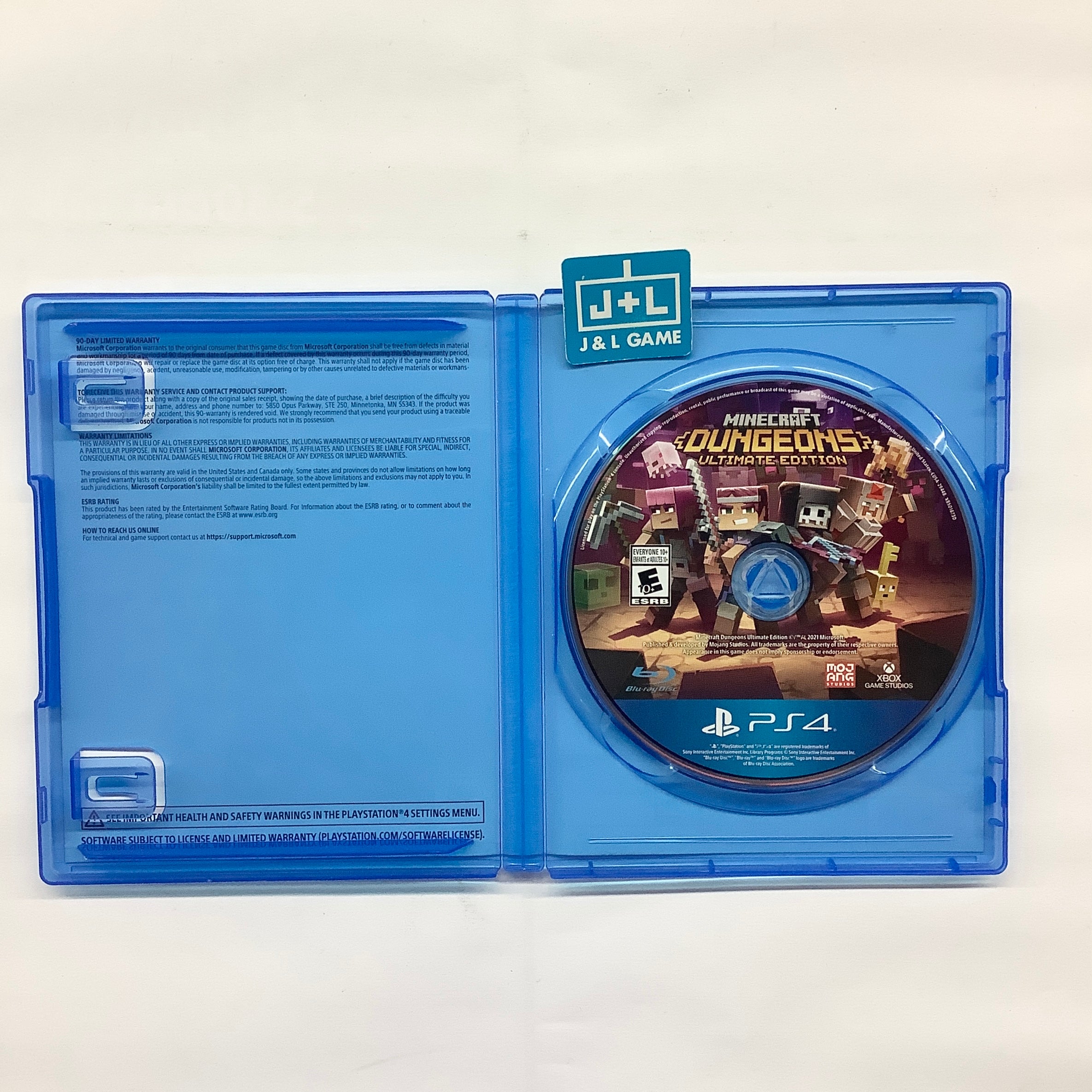 Minecraft Dungeons Ultimate Edition - (PS4) PlayStation 4 [UNBOXING] Video Games Microsoft   