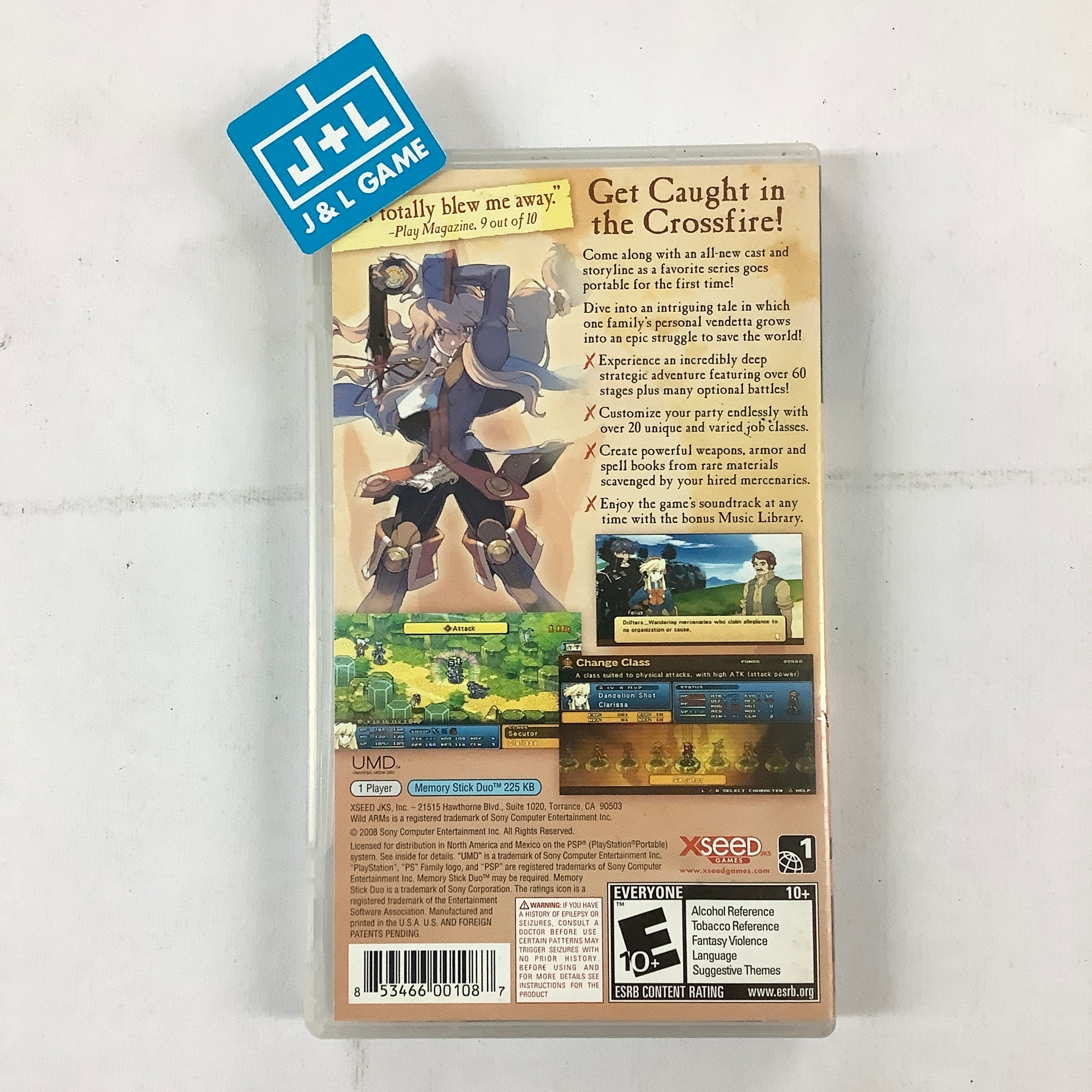 Wild ARMs XF - Sony PSP [Pre-Owned] | J&L Game