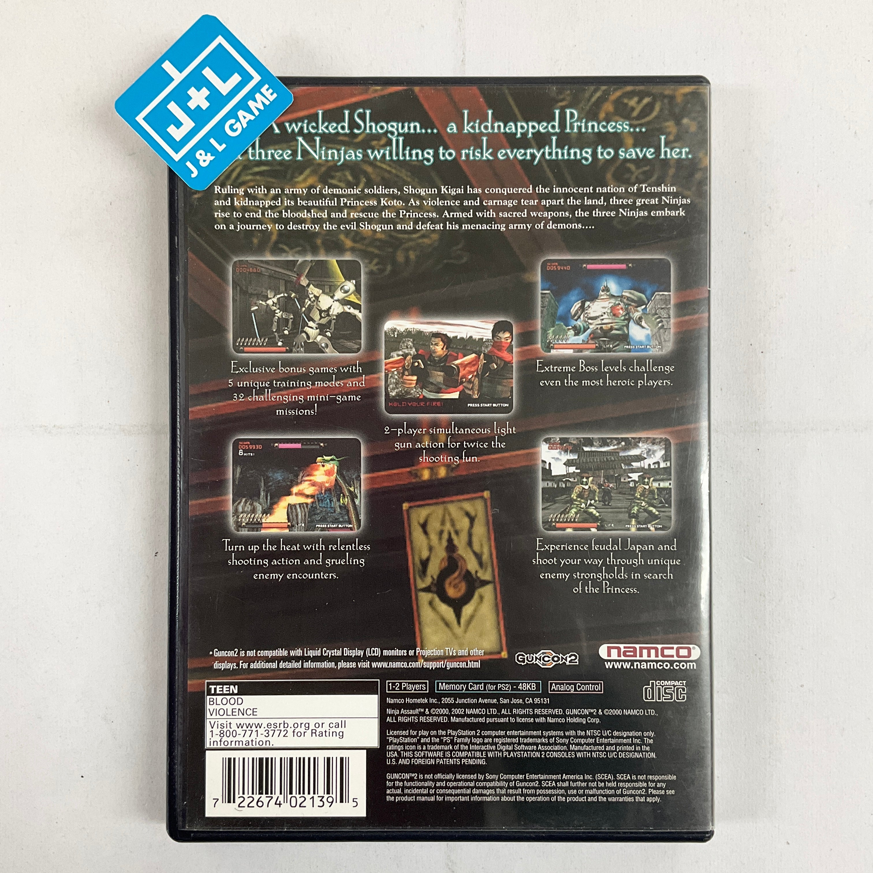 Ninja Assault - (PS2) PlayStation 2 [Pre-Owned] Video Games Namco   