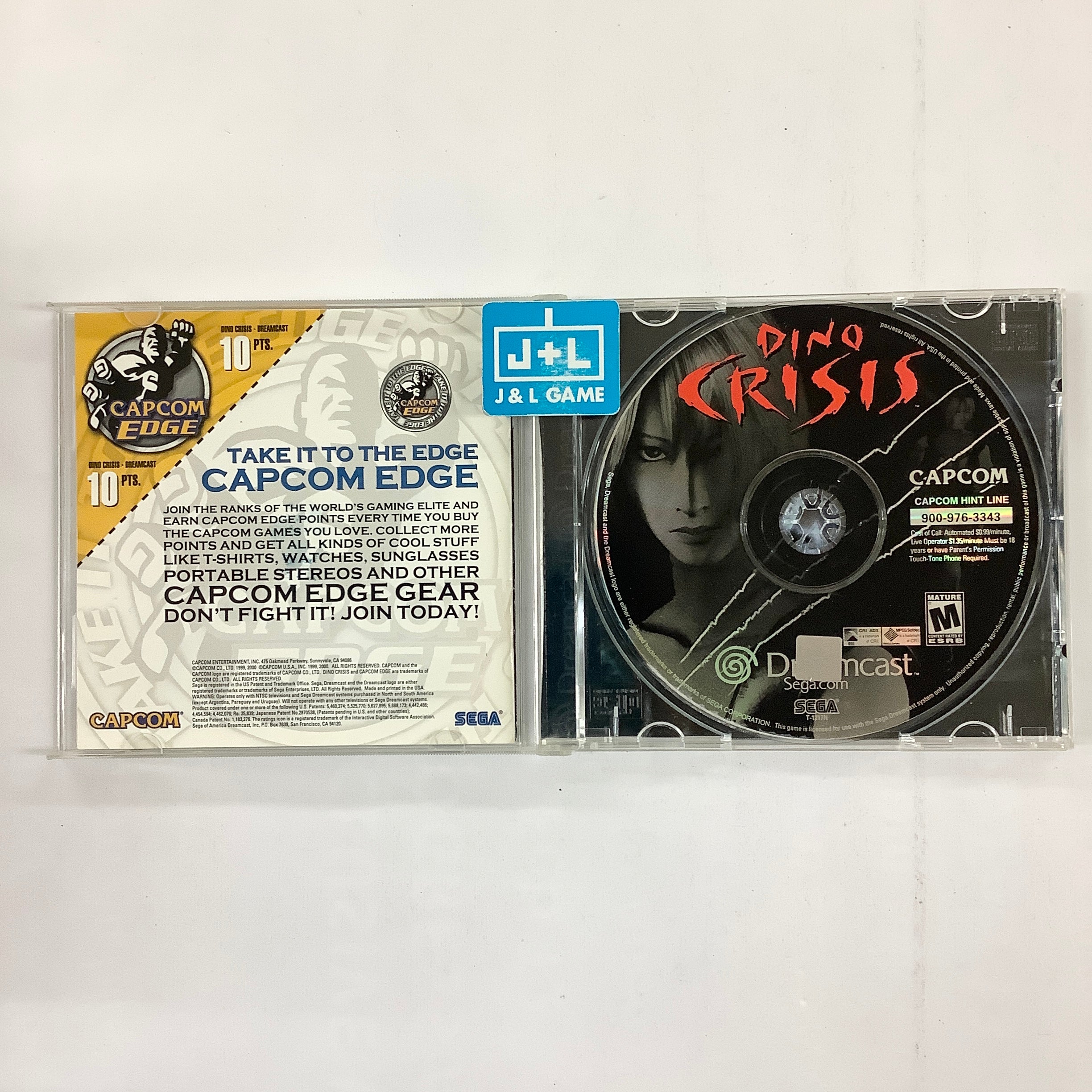 Dino Crisis - (DC) SEGA Dreamcast [Pre-Owned] Video Games Capcom   