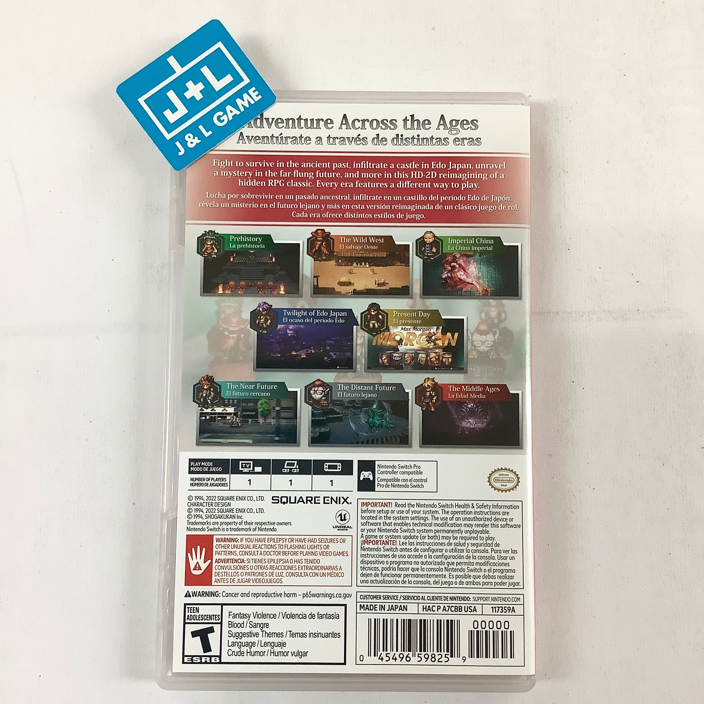 LIVE A LIVE - (NSW) Nintendo Switch [Pre-Owned] Video Games Square Enix   