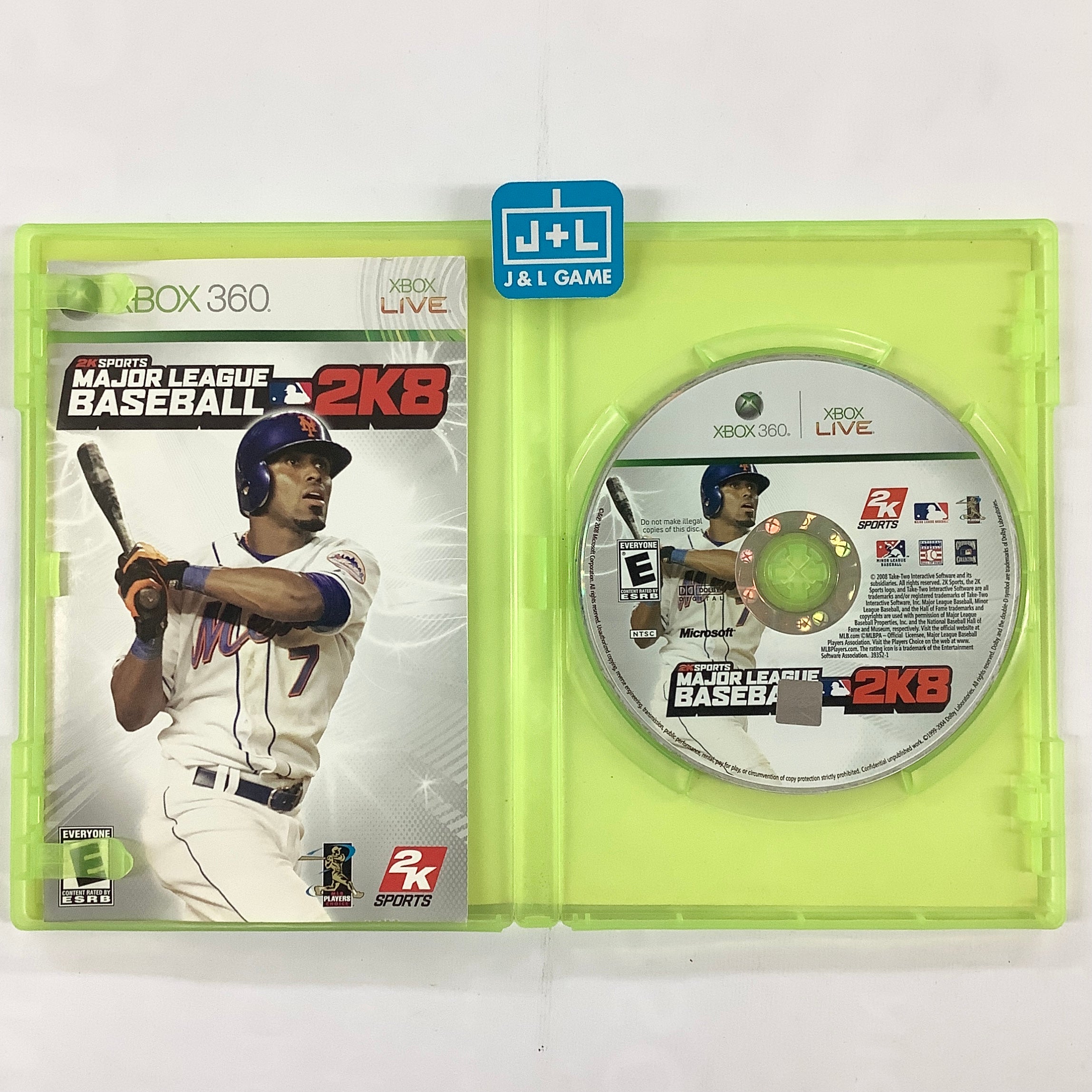 Major League Baseball 2K8 - Xbox 360 [Pre-Owned] Video Games 2K Sports   