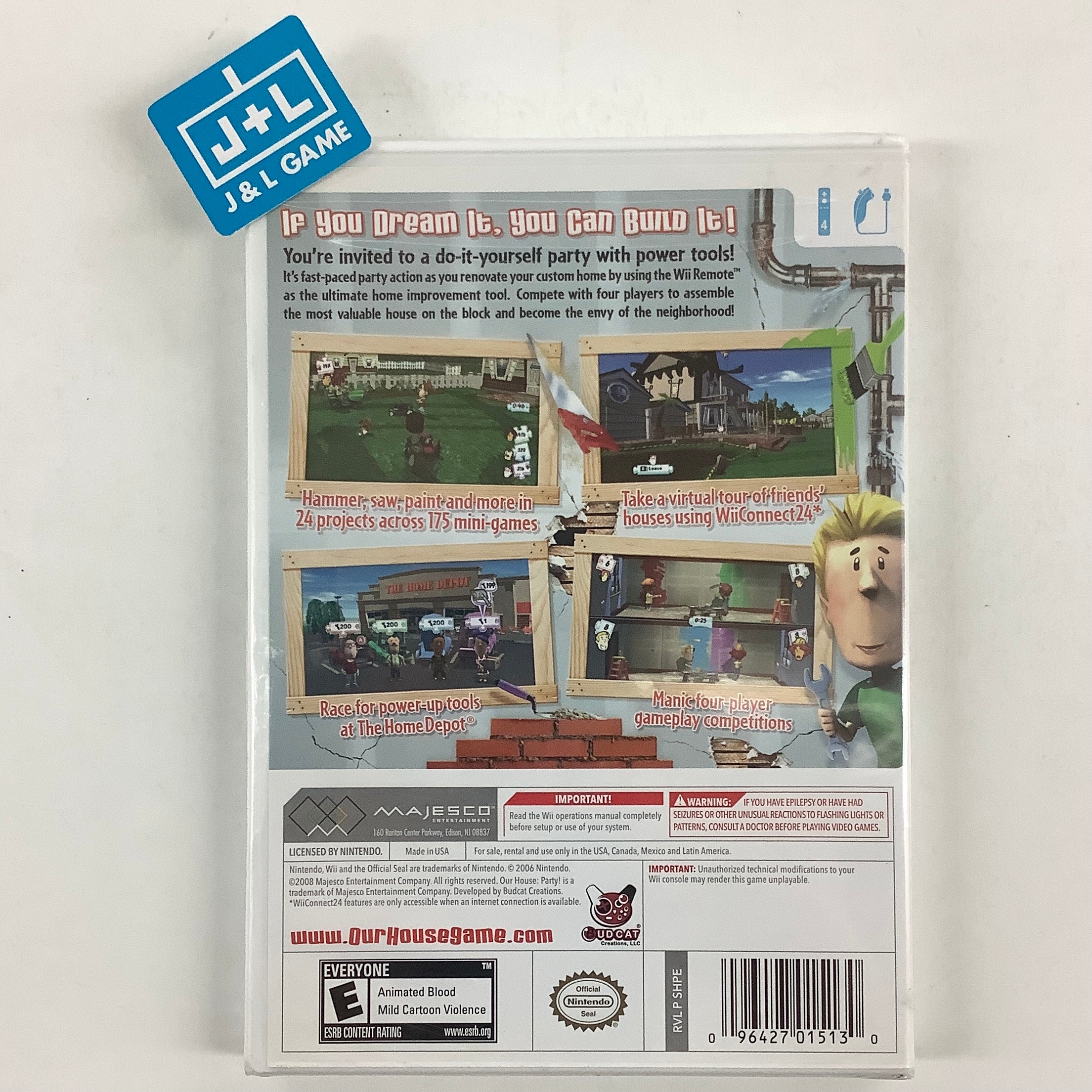 Our House: Party! - Nintendo Wii Video Games Majesco   