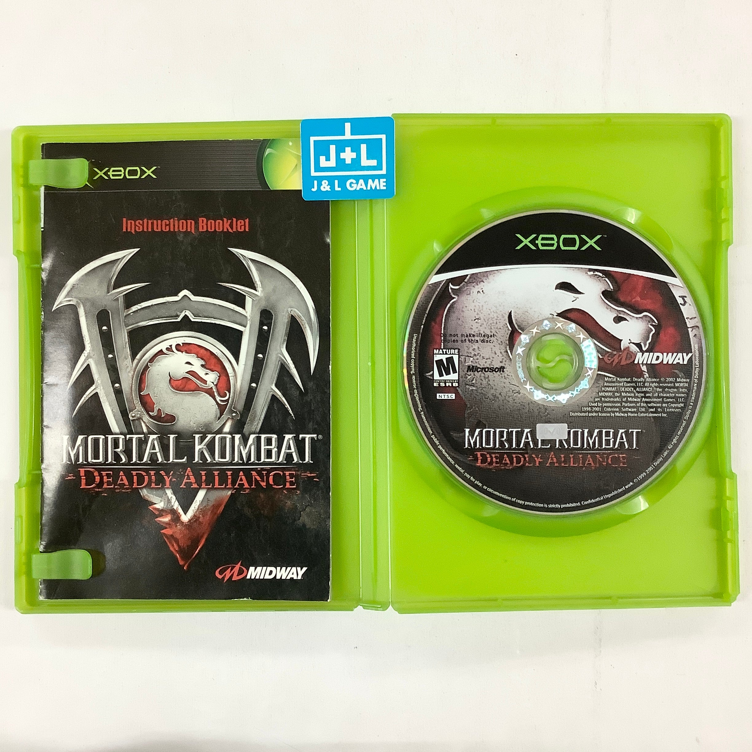 Mortal Kombat: Deadly Alliance - (XB) Xbox [Pre-Owned] Video Games Midway   