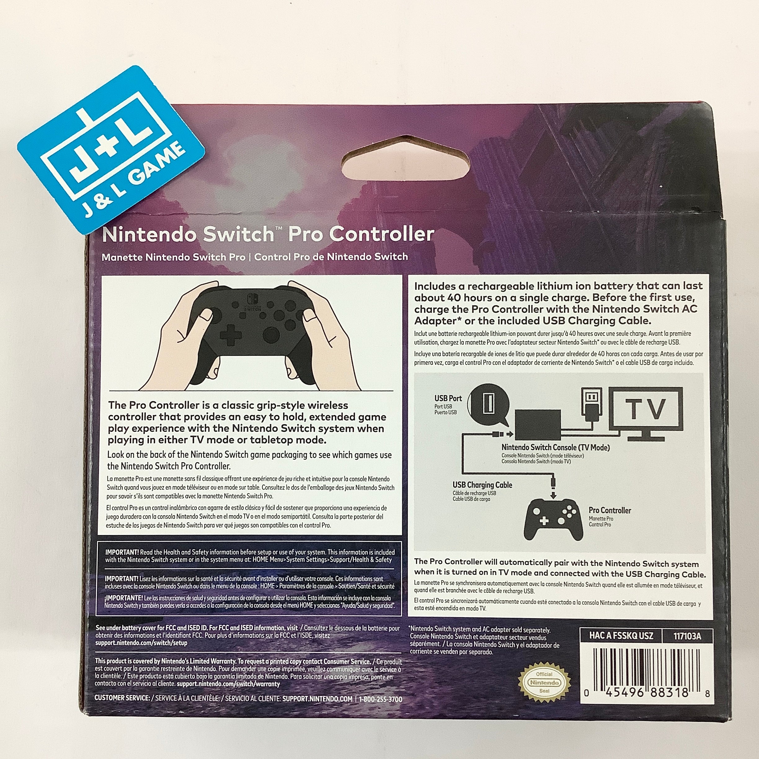 Nintendo Switch Pro Controller (Monster Hunter Rise: Sunbreak Edition) - (NSW) Nintendo Switch Accessories Nintendo   