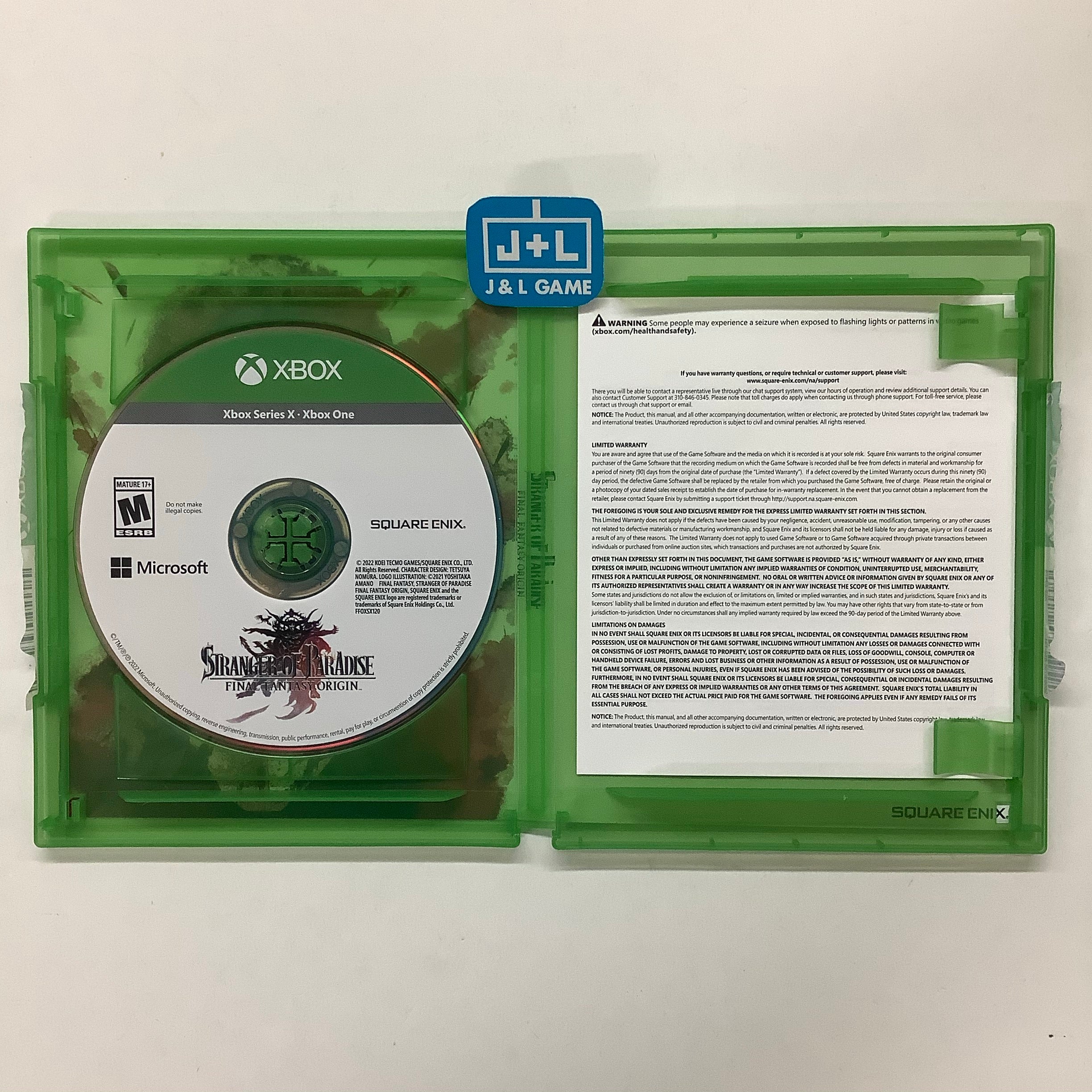 Stranger of Paradise: Final Fantasy Origin - (XSX) Xbox Series X [UNBOXING] Video Games Square Enix   