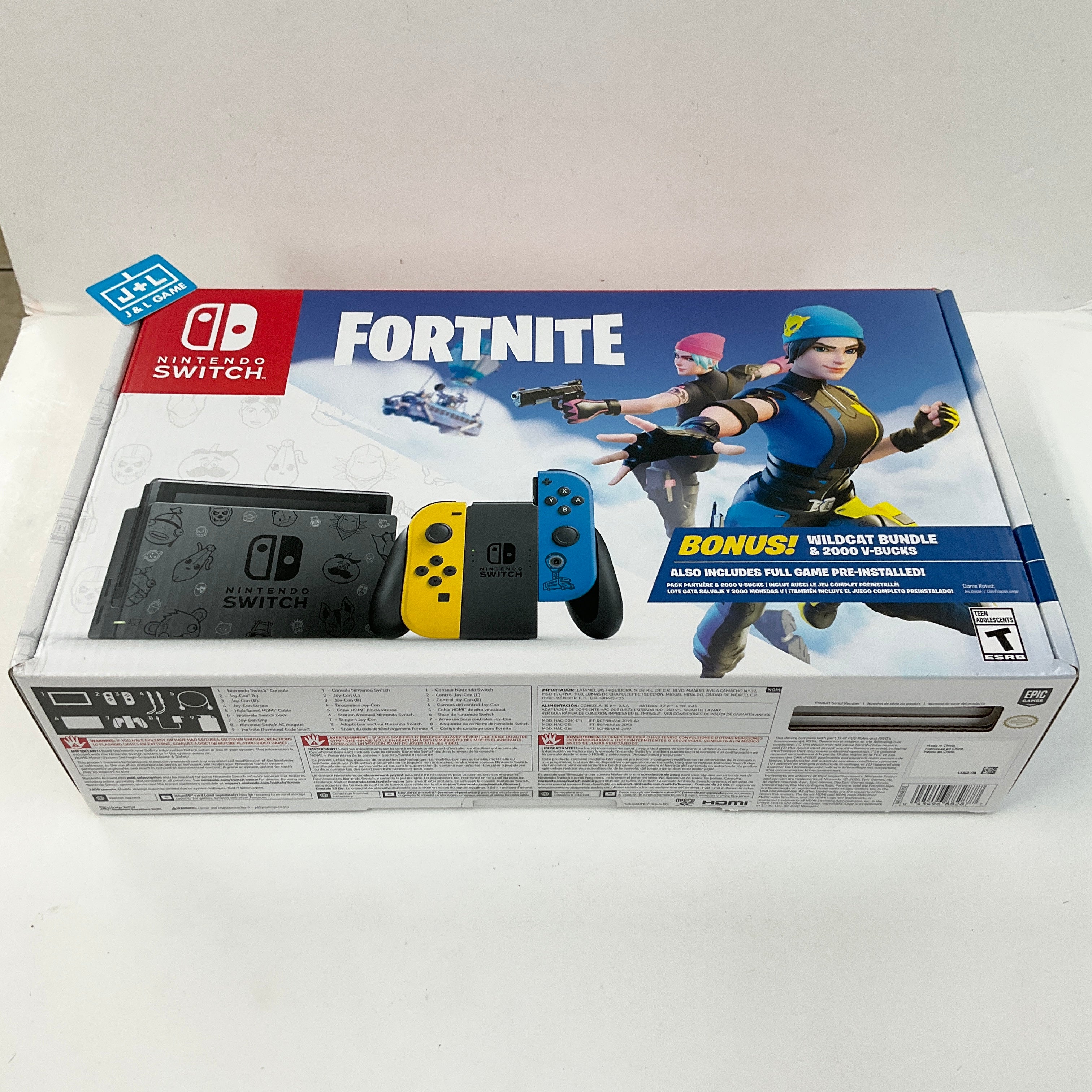 Nintendo Switch™ Fortnite Wildcat Bundle - (NSW) Nintendo Switch Video Games Nintendo   