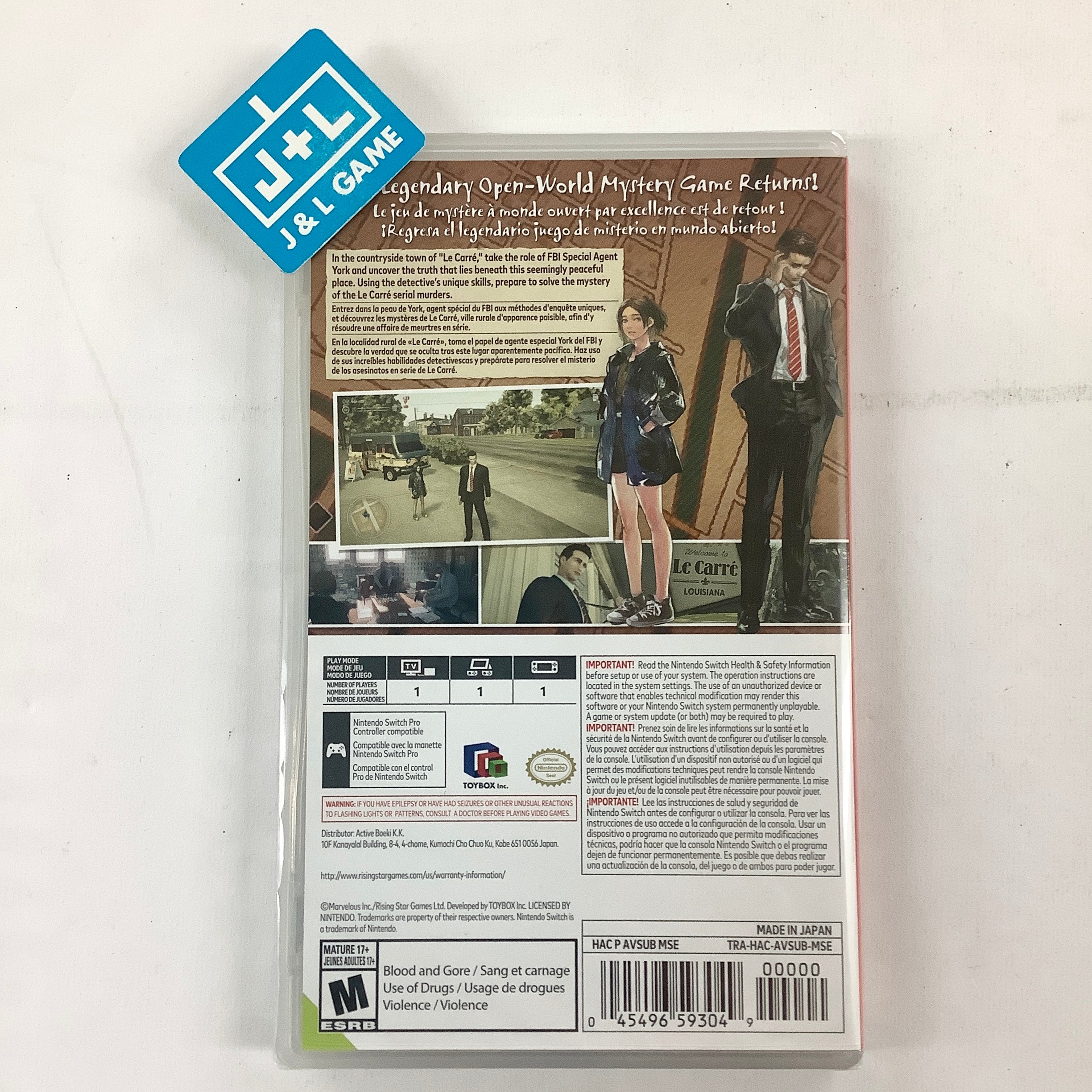 Deadly Premonition 2: A Blessing In Disguise (World Edition) - (NSW) Nintendo Switch Video Games Rising Star Games   