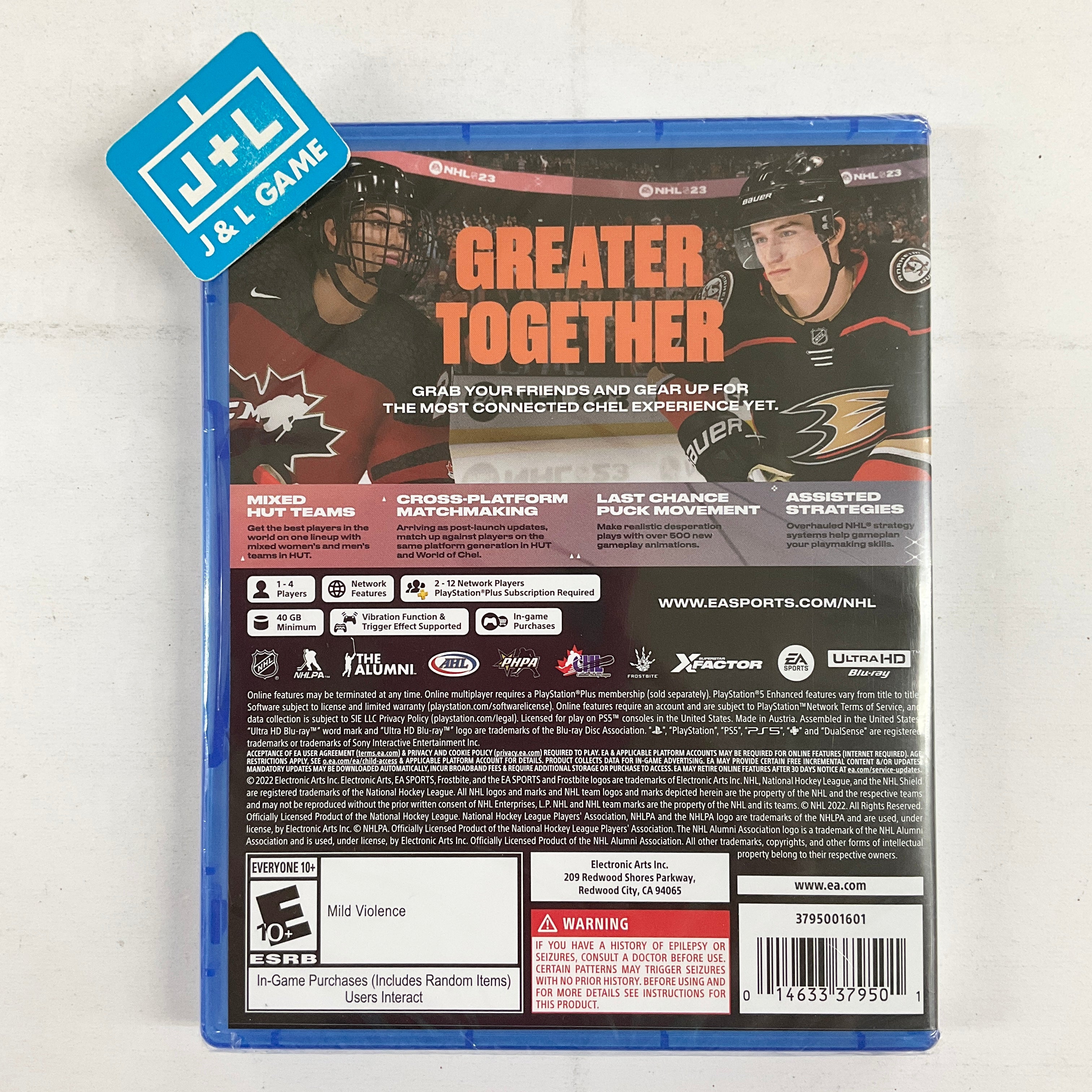 NHL 23 - (PS5) PlayStation 5 Video Games Electronic Arts   