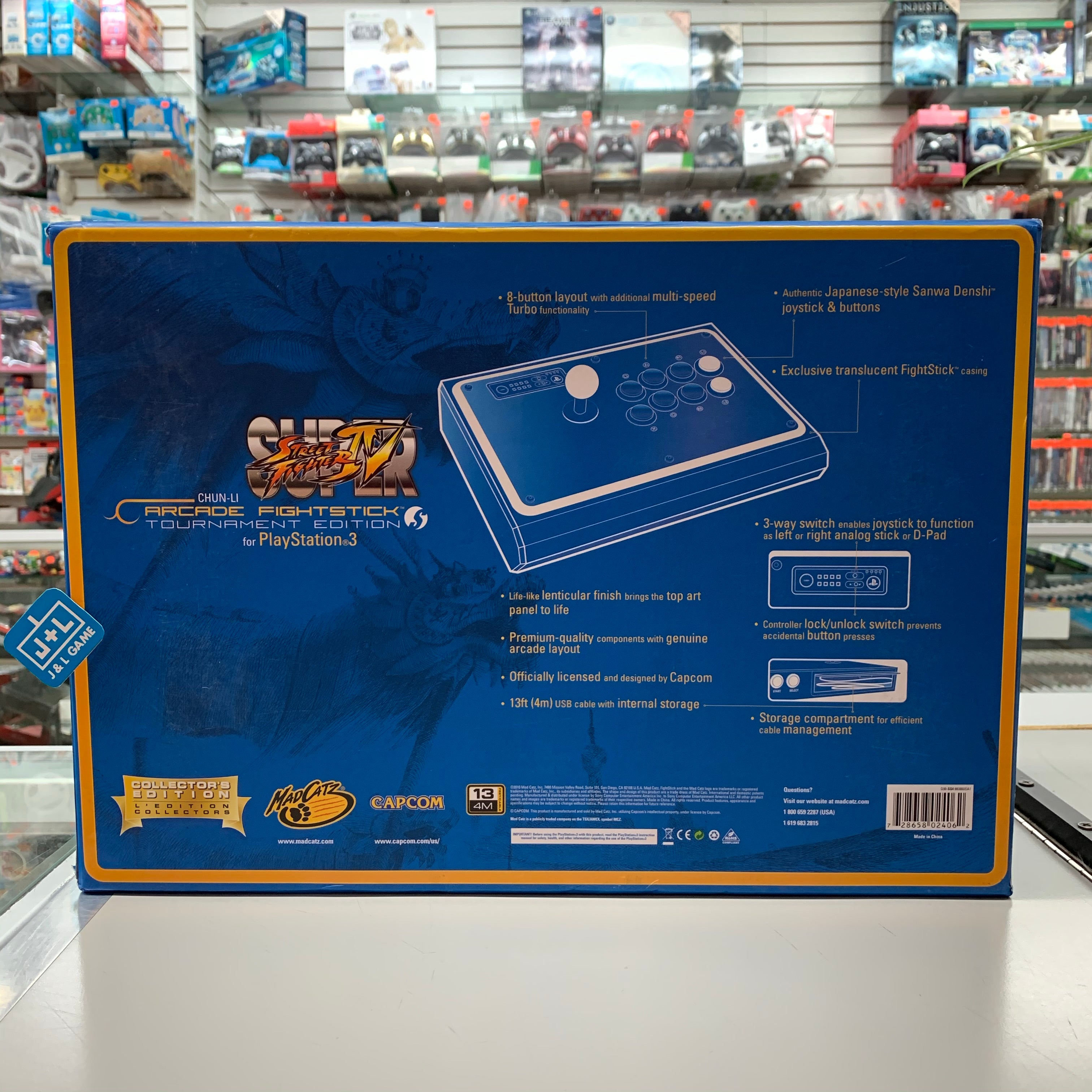 Madcatz Official Super Street Fighter IV Tournament Edition S Fight Stick PS3 - Chun Li Accessories Mad Catz   