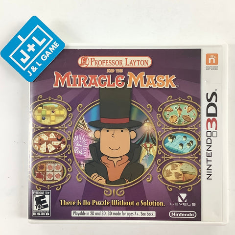 Professor Layton and the Miracle Mask - Nintendo 3DS [Pre-Owned] Video Games Nintendo   