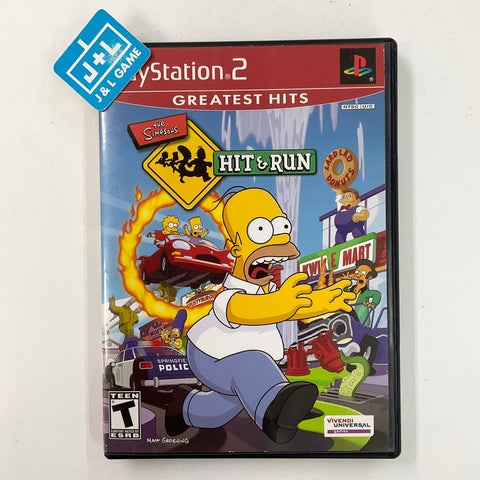 The Simpsons: Hit & Run (Greatest Hits) - (PS2) PlayStation 2 [Pre-Owned] Video Games VU Games   
