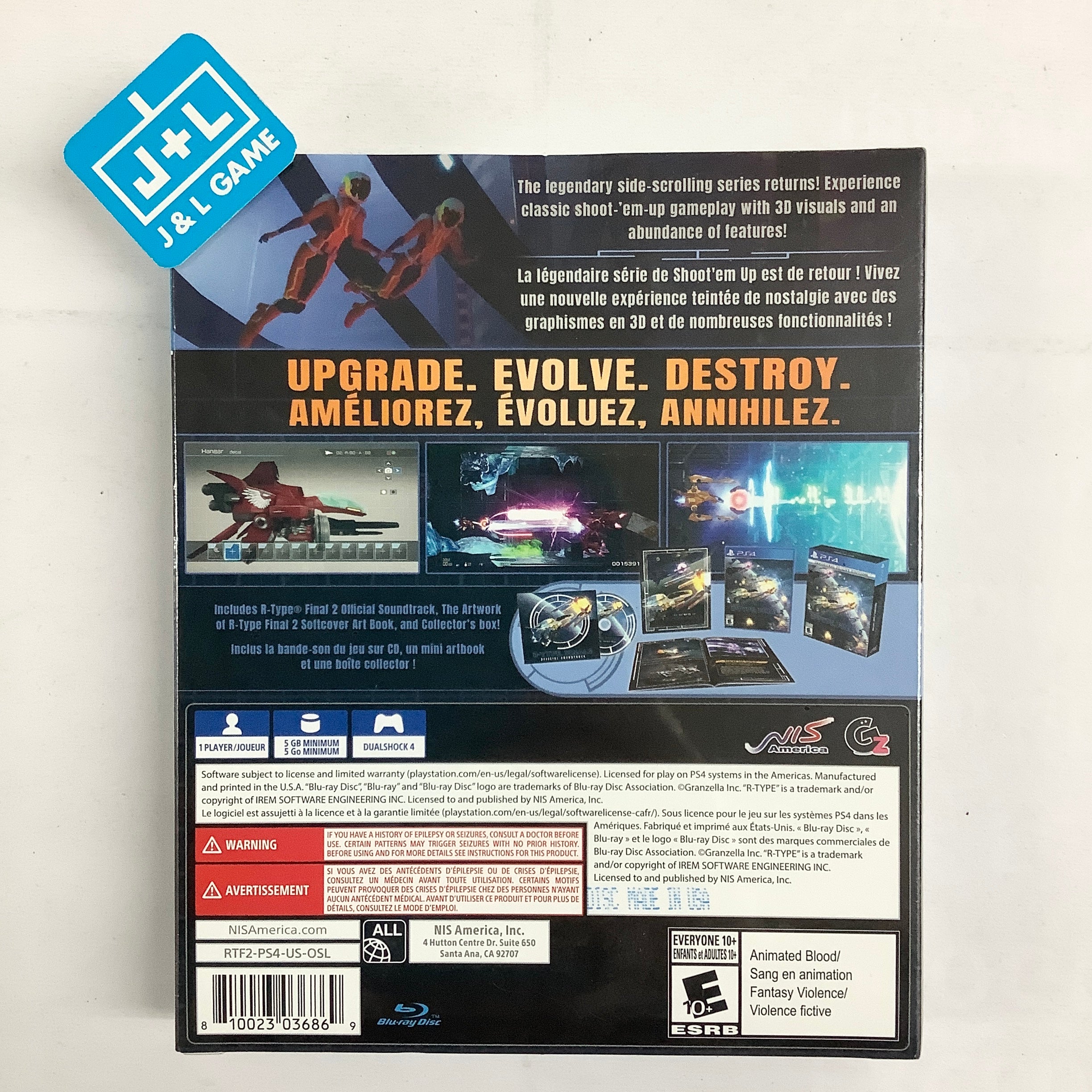 R-Type Final 2 Inaugural Flight Edition - (PS4) PlayStation 4 Video Games NIS America   