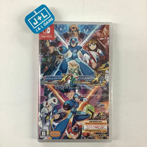 Mega Man X Legacy Collection 1+2 - (NSW) Nintendo Switch (Japanese Import) Video Games Capcom   