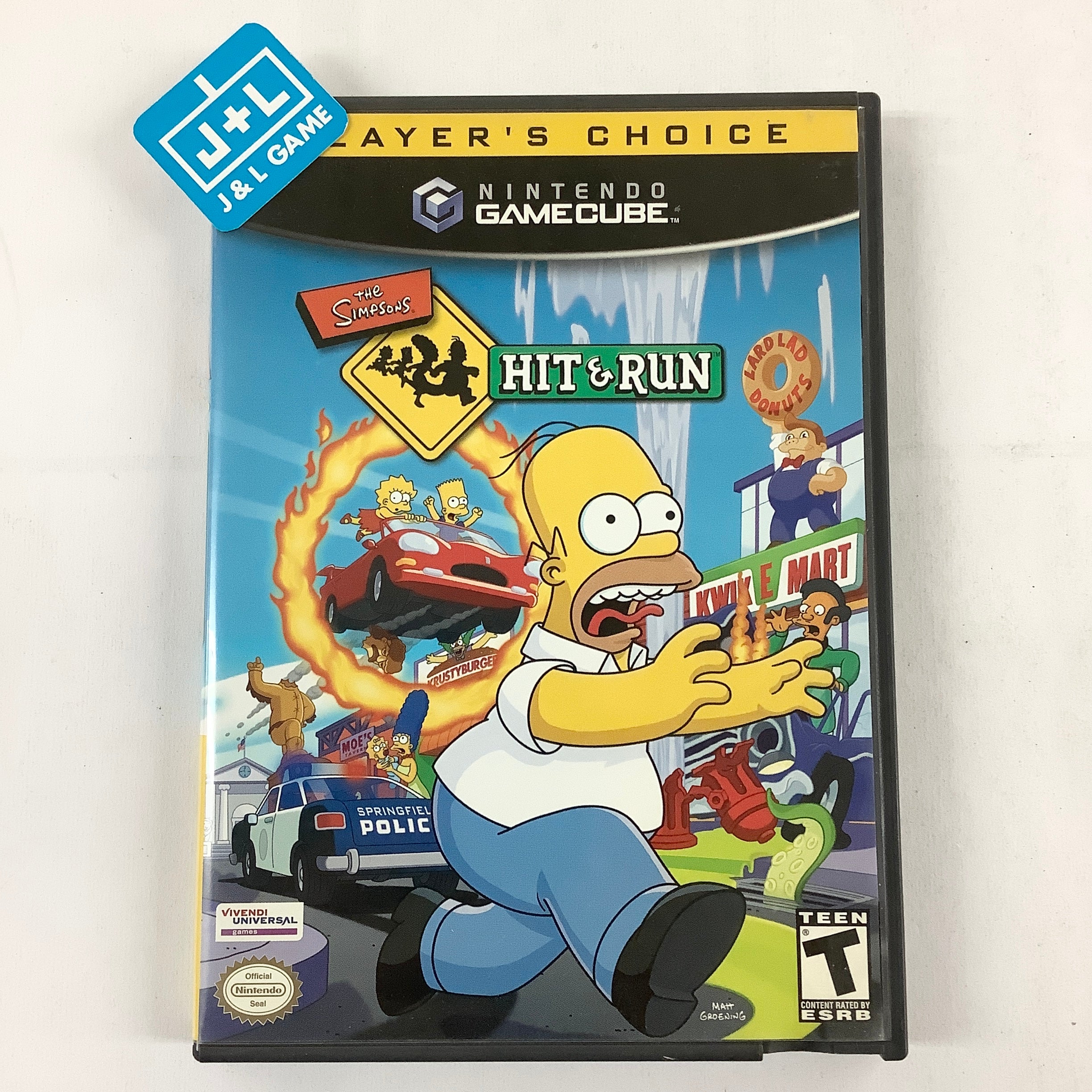 The Simpsons Hit & Run (Player's Choice) - (GC) GameCube [Pre-Owned] Video Games Nintendo   