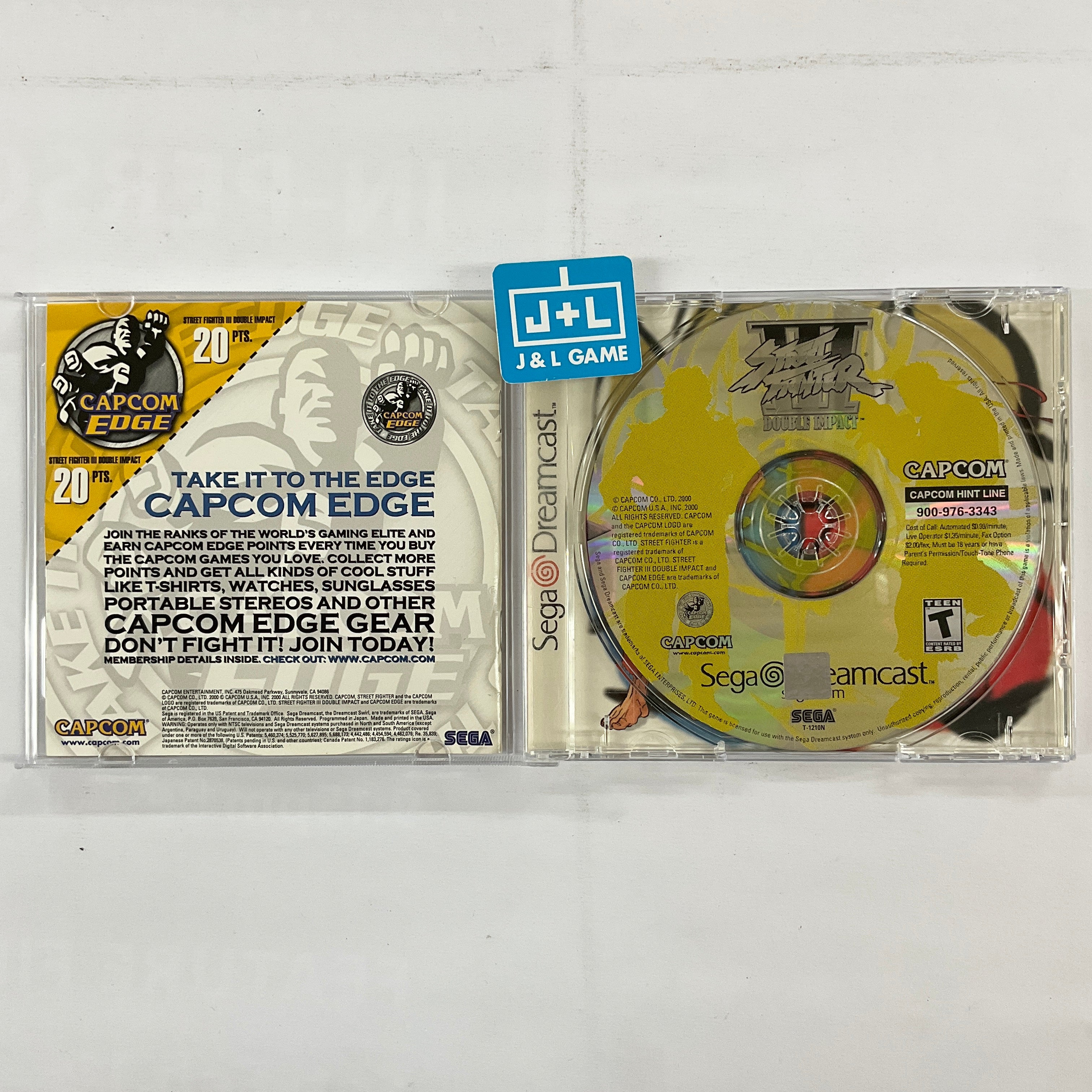 Street Fighter III: Double Impact - (DC) SEGA Dreamcast  [Pre-Owned] Video Games Capcom   