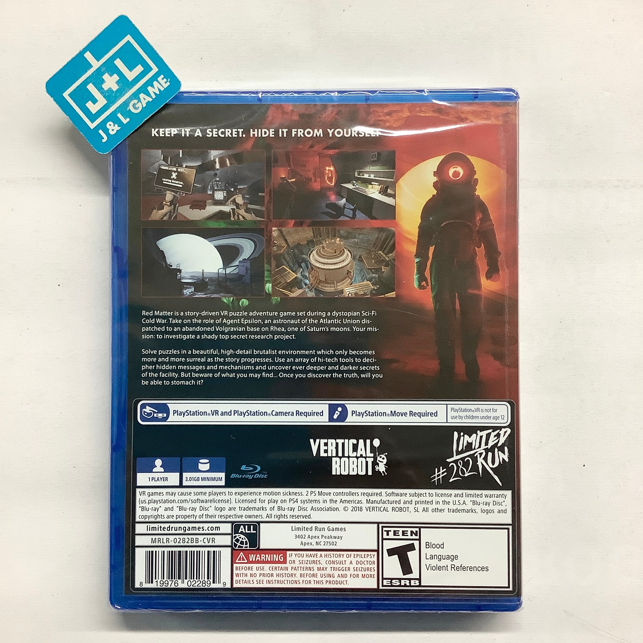Red Matter (PlayStation VR) (Limited Run #282) - (PS4) PlayStation 4 Video Games Limited Run Games   