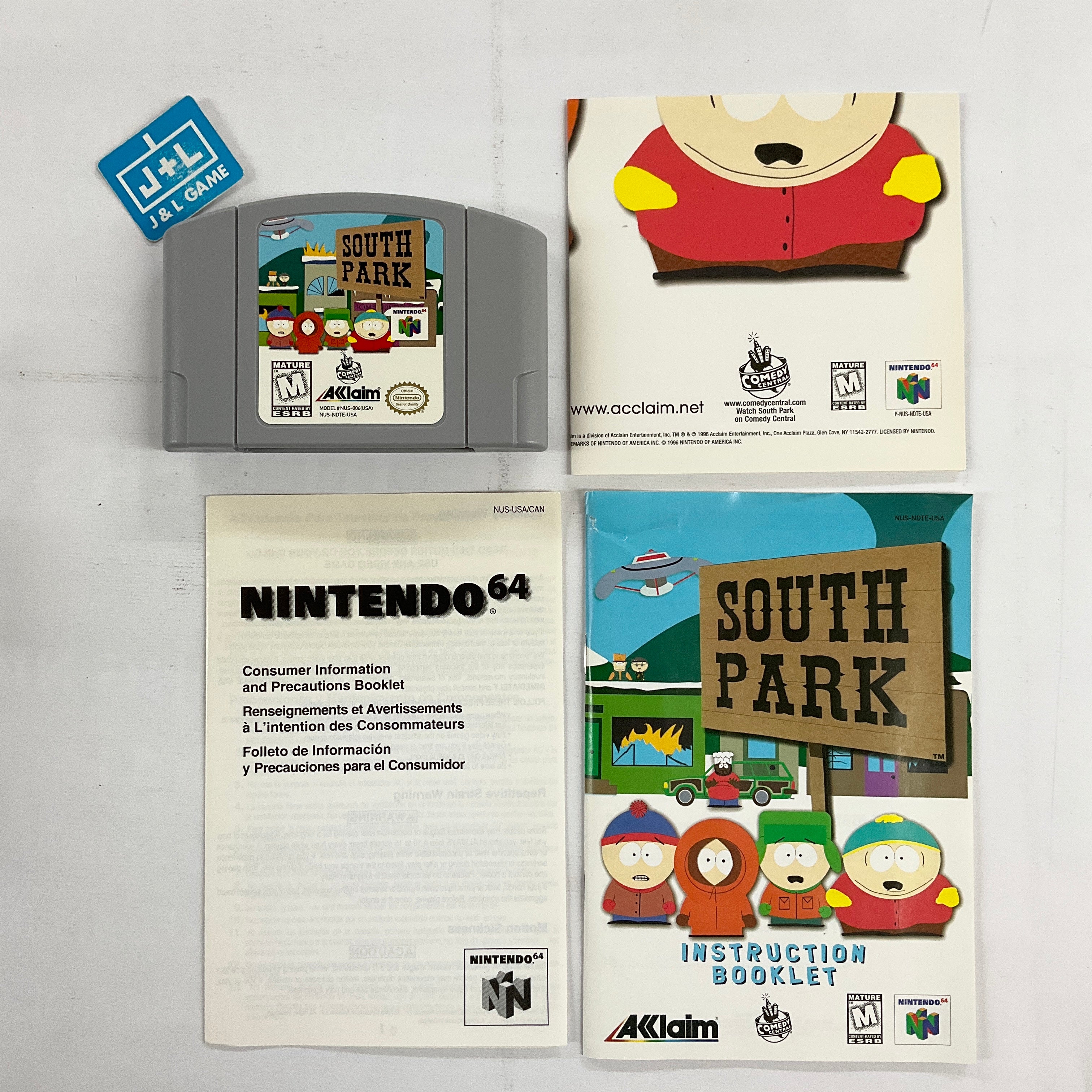 South Park - (N64) Nintendo 64 [Pre-Owned] Video Games Acclaim   