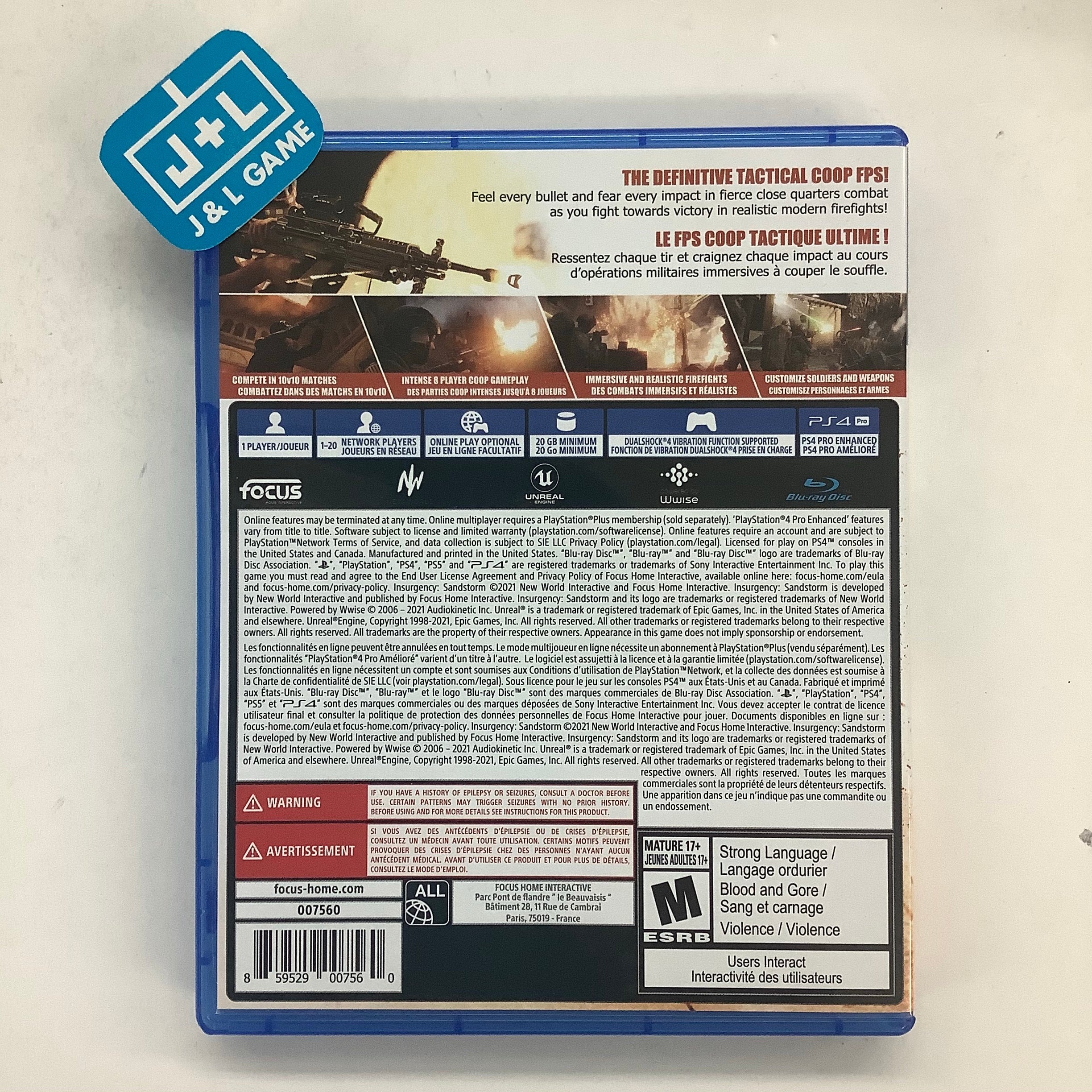 Insurgency: Sandstorm - (PS4) PlayStation 4 [Pre-Owned] Video Games Solutions 2 Go Inc.   