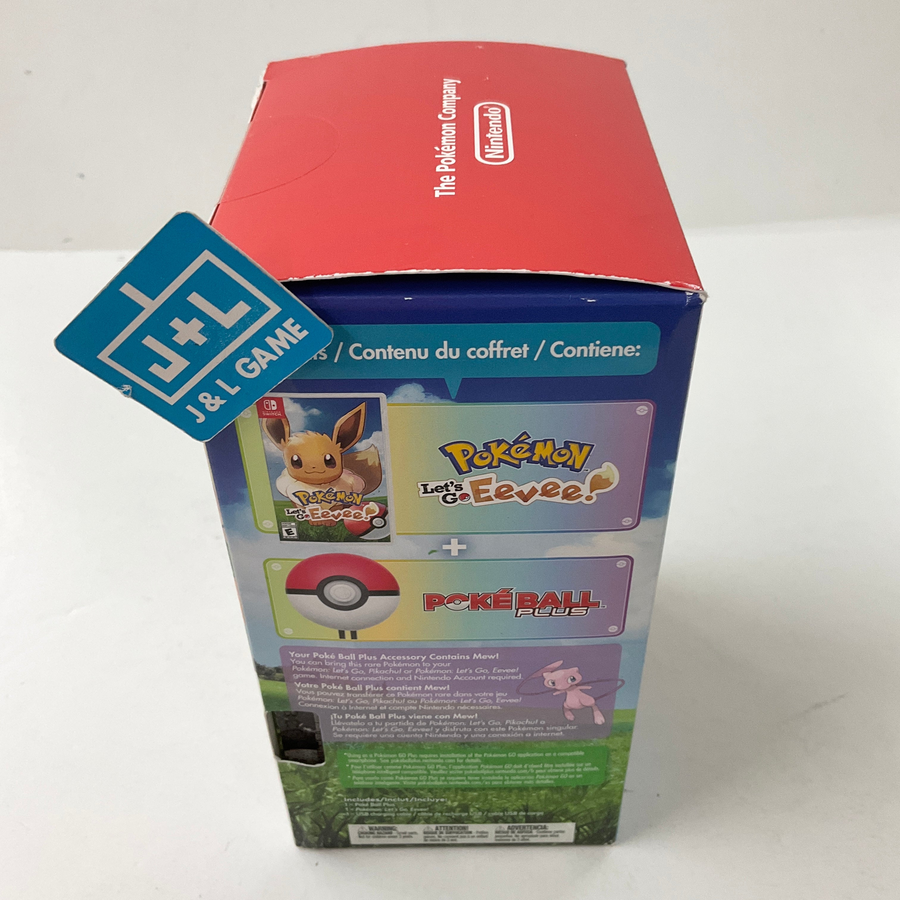 Pokémon: Let’s Go, Eevee! + Poké Ball Plus Pack - (NSW) Nintendo Switch Video Games Nintendo   