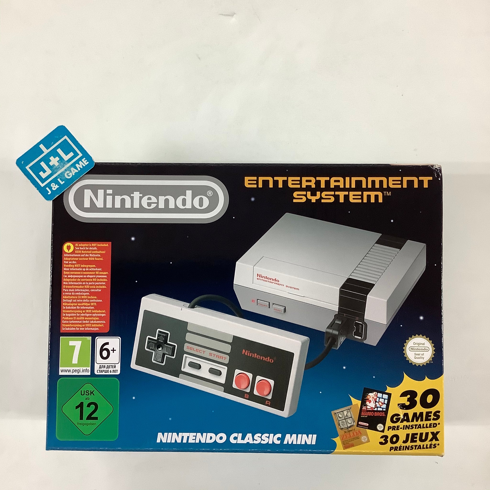 gennemskueligt Uddybe Mark Nintendo NES Classic Mini EU Console - (NES) Nintendo ( European Impor –  J&L Video Games New York City