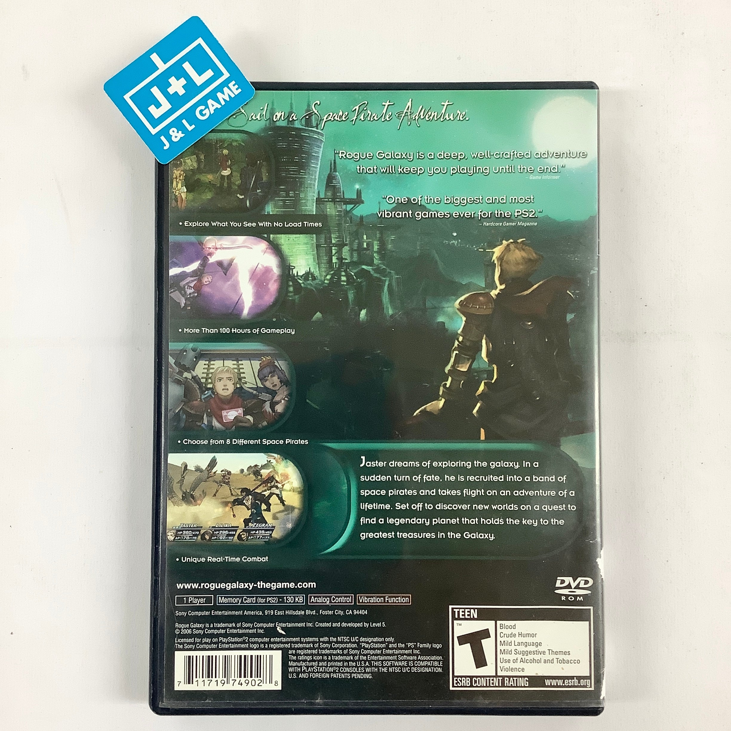 Rogue Galaxy - (PS2) PlayStation 2 [Pre-Owned] Video Games Sony   