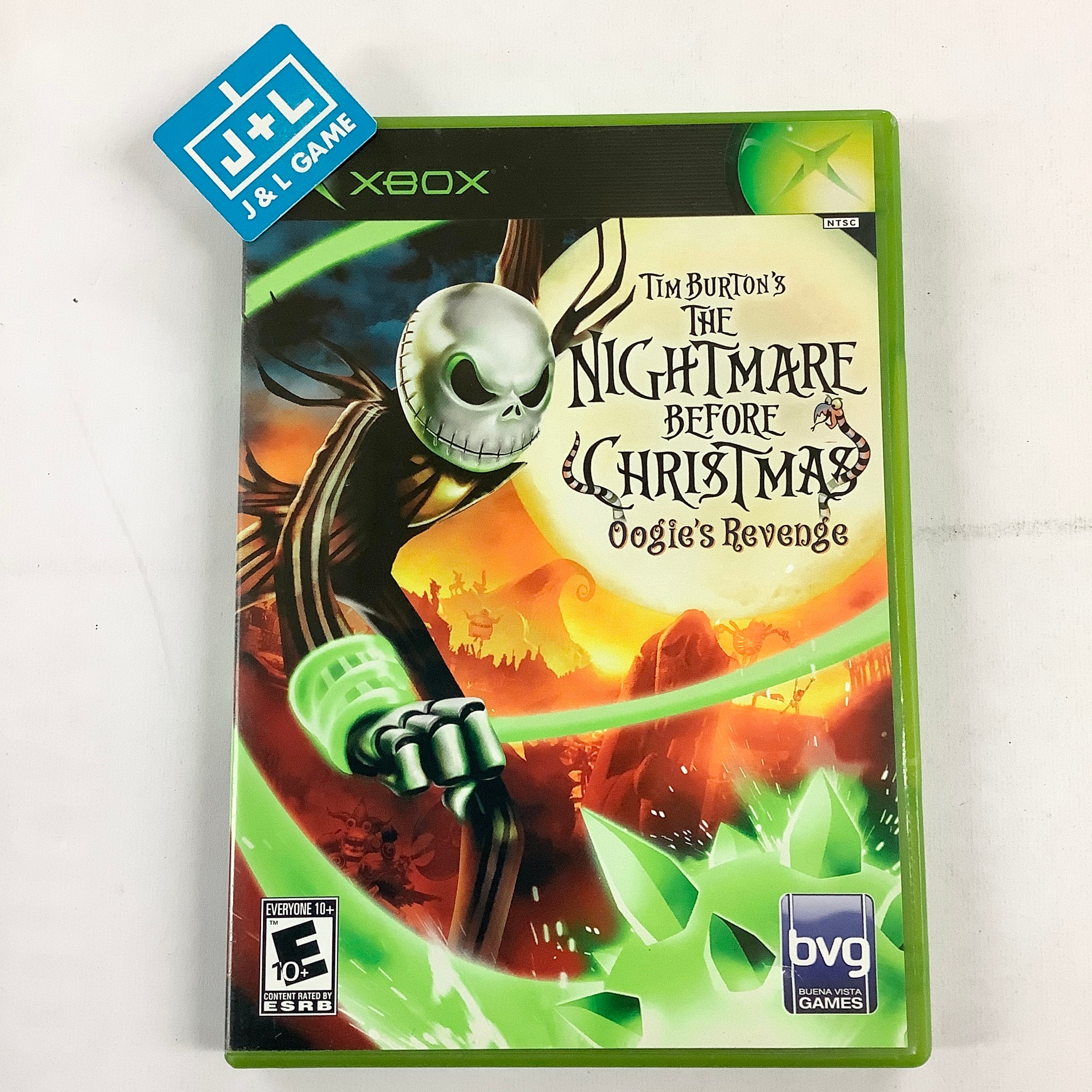 Tim Burton's The Nightmare Before Christmas: Oogie's Revenge - (XB) Xbox [Pre-Owned] Video Games Buena Vista Games   