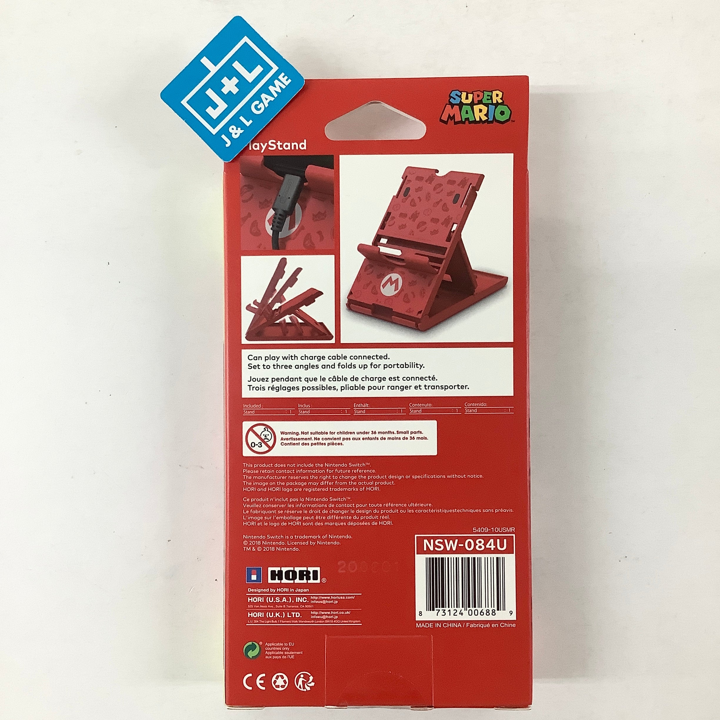HORI Compact PlayStand (Super Mario) - (NSW) Nintendo Switch Accessories Hori   