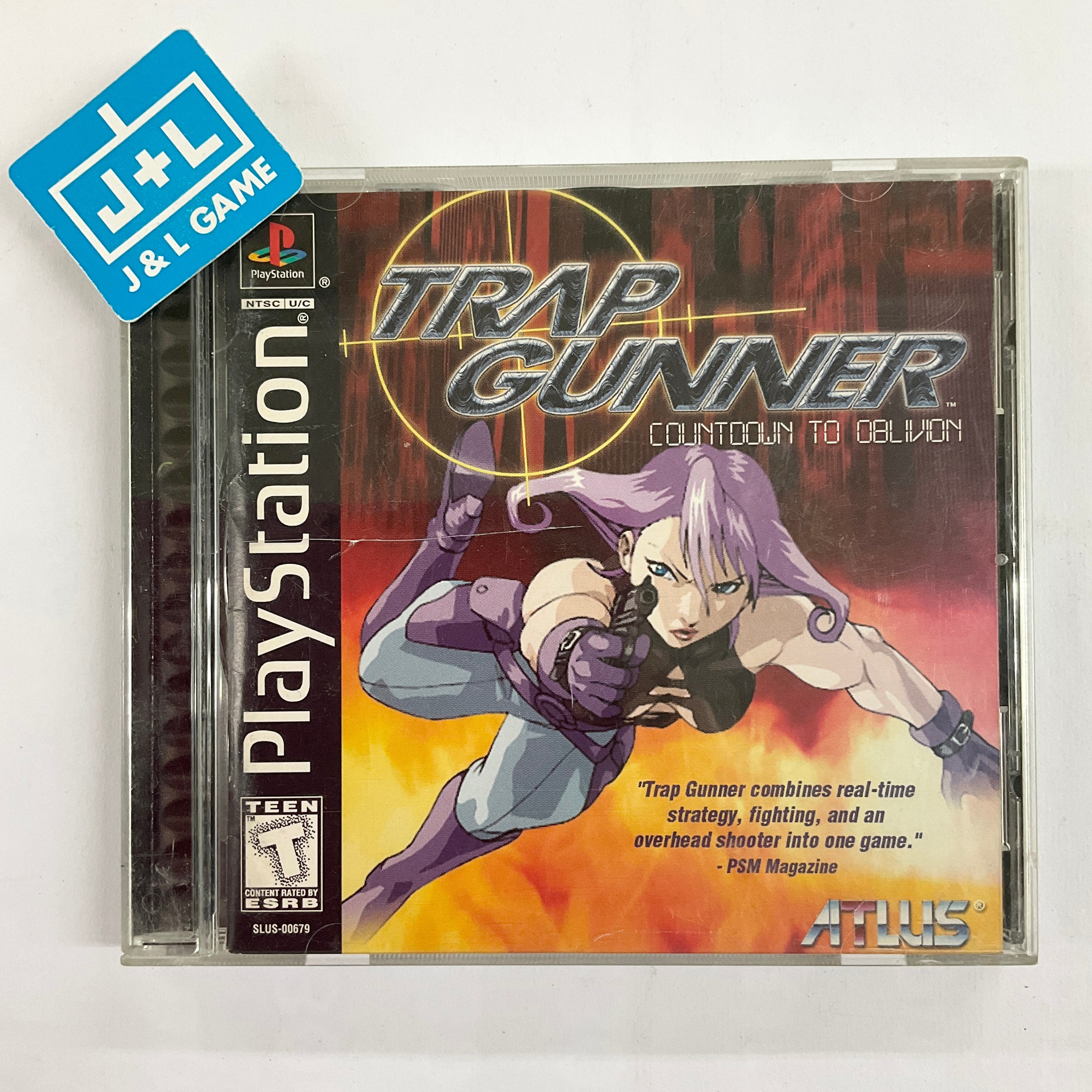 Trap Gunner: Countdown to Oblivion - (PS1) PlayStation 1 [Pre-Owned] Video Games Atlus   