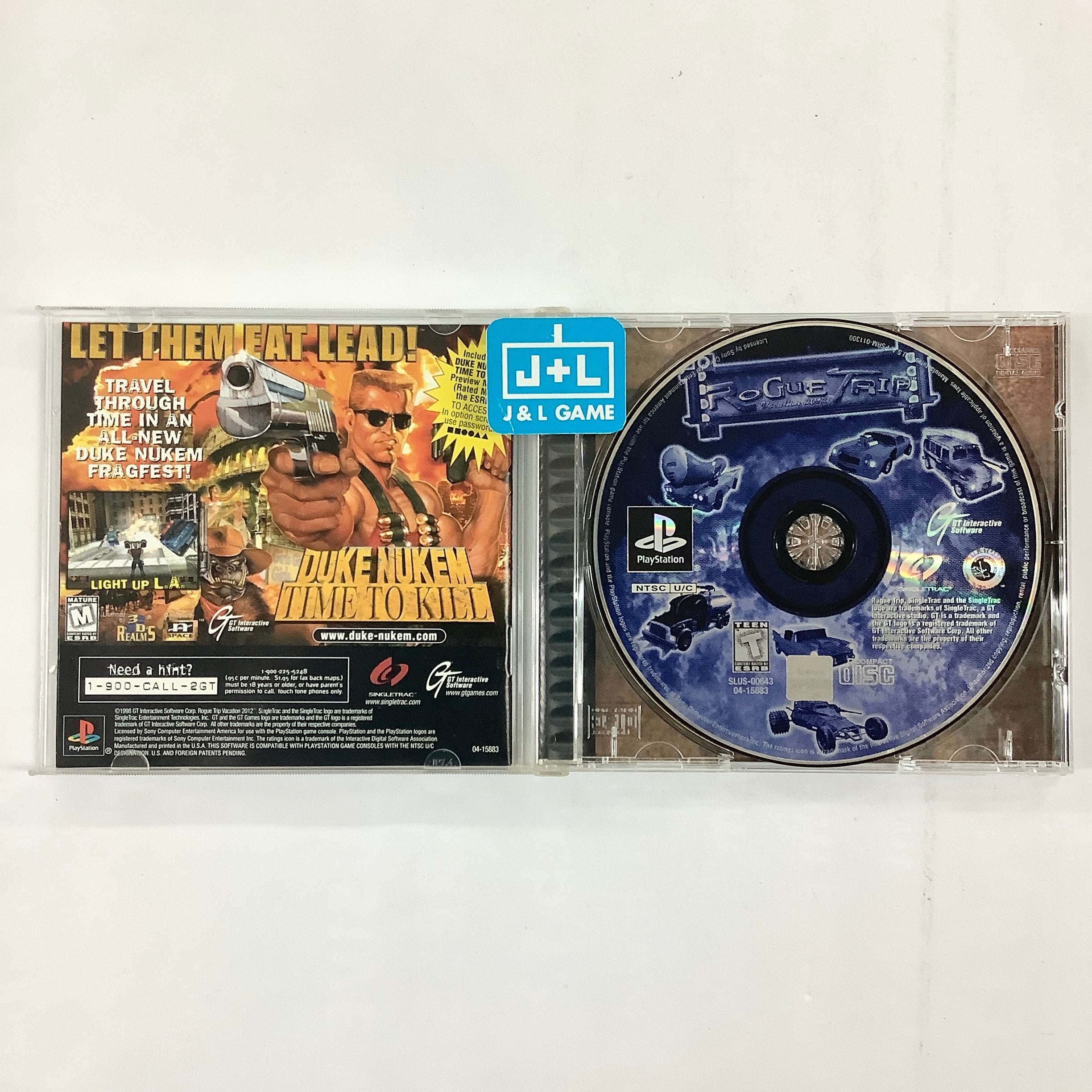 Rogue Trip: Vacation 2012 - (PS1) PlayStation 1 [Pre-Owned] Video Games GT Interactive   