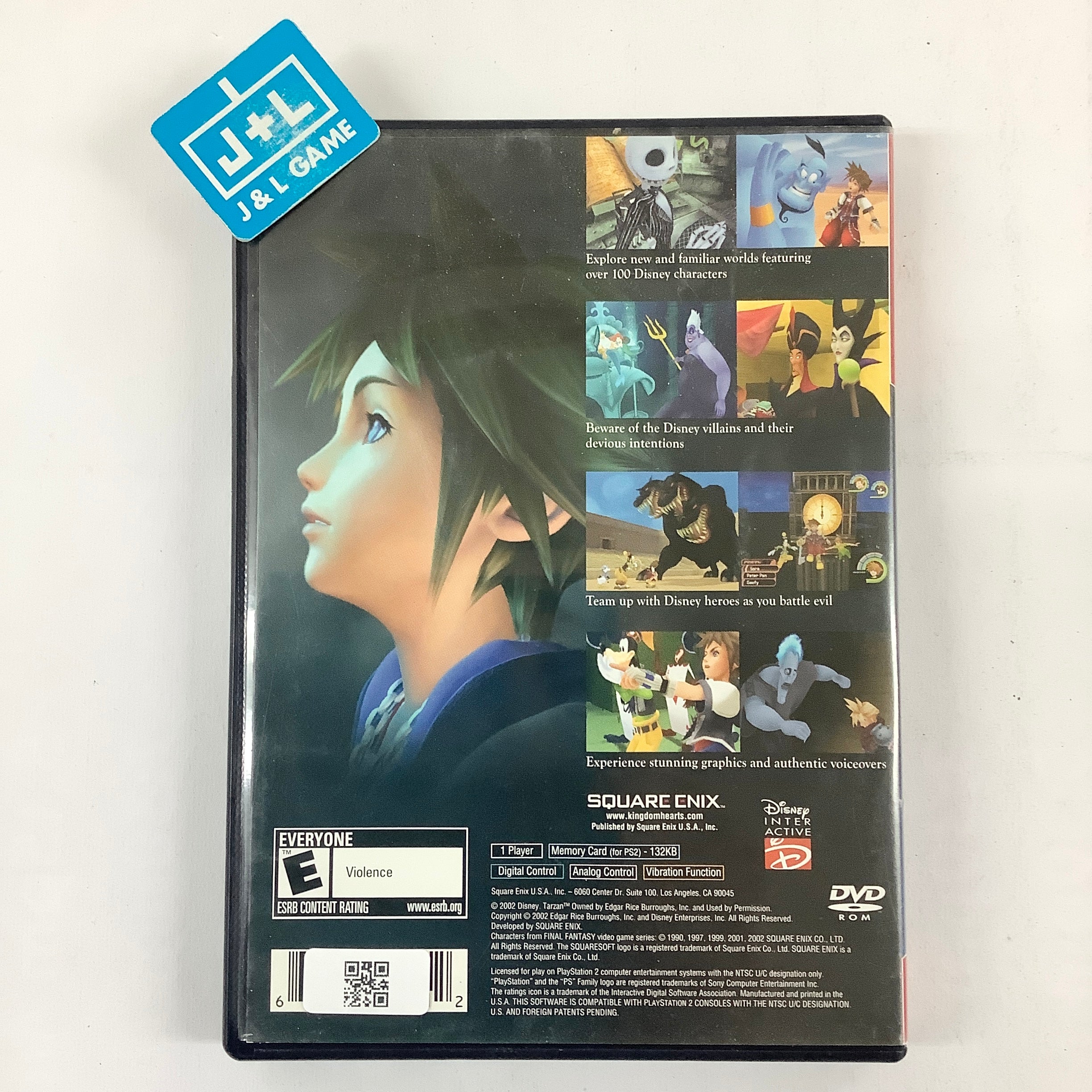 Kingdom Hearts (Greatest Hits) - (PS2) Playstation 2 [Pre-Owned] Video Games SquareSoft   