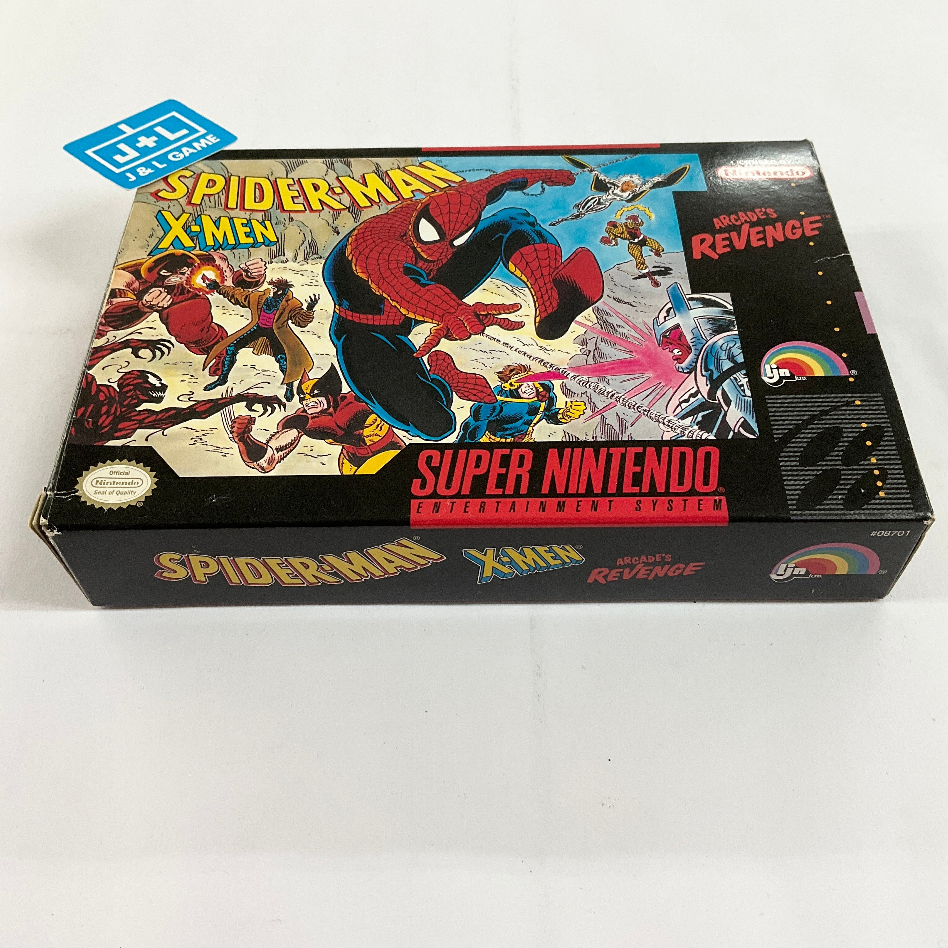 Spider-Man / X-Men: Arcade's Revenge - (SNES) Super Nintendo [Pre-Owned] Video Games LJN Ltd.   