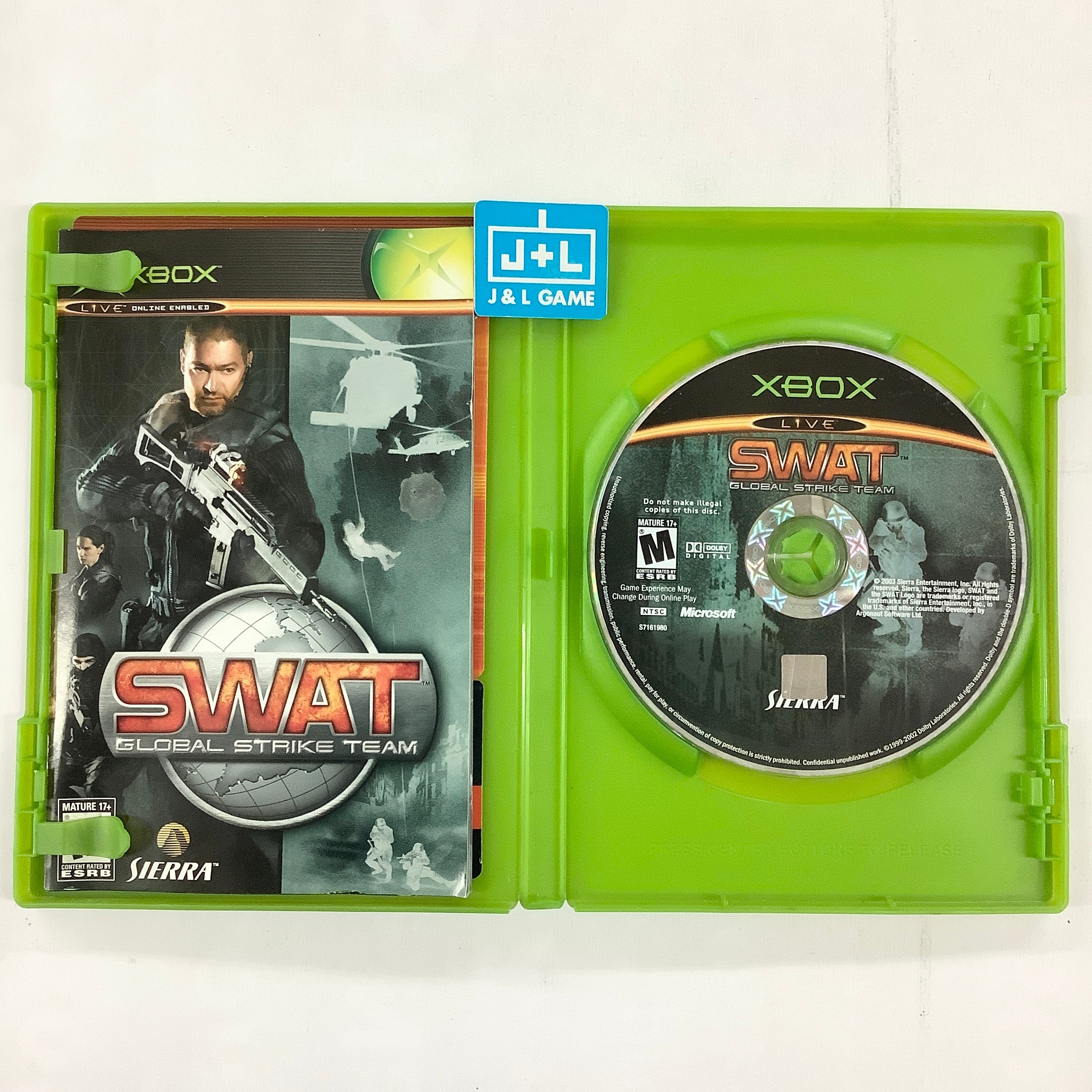 SWAT: Global Strike Team - (XB) Xbox [Pre-Owned] Video Games Sierra Entertainment   