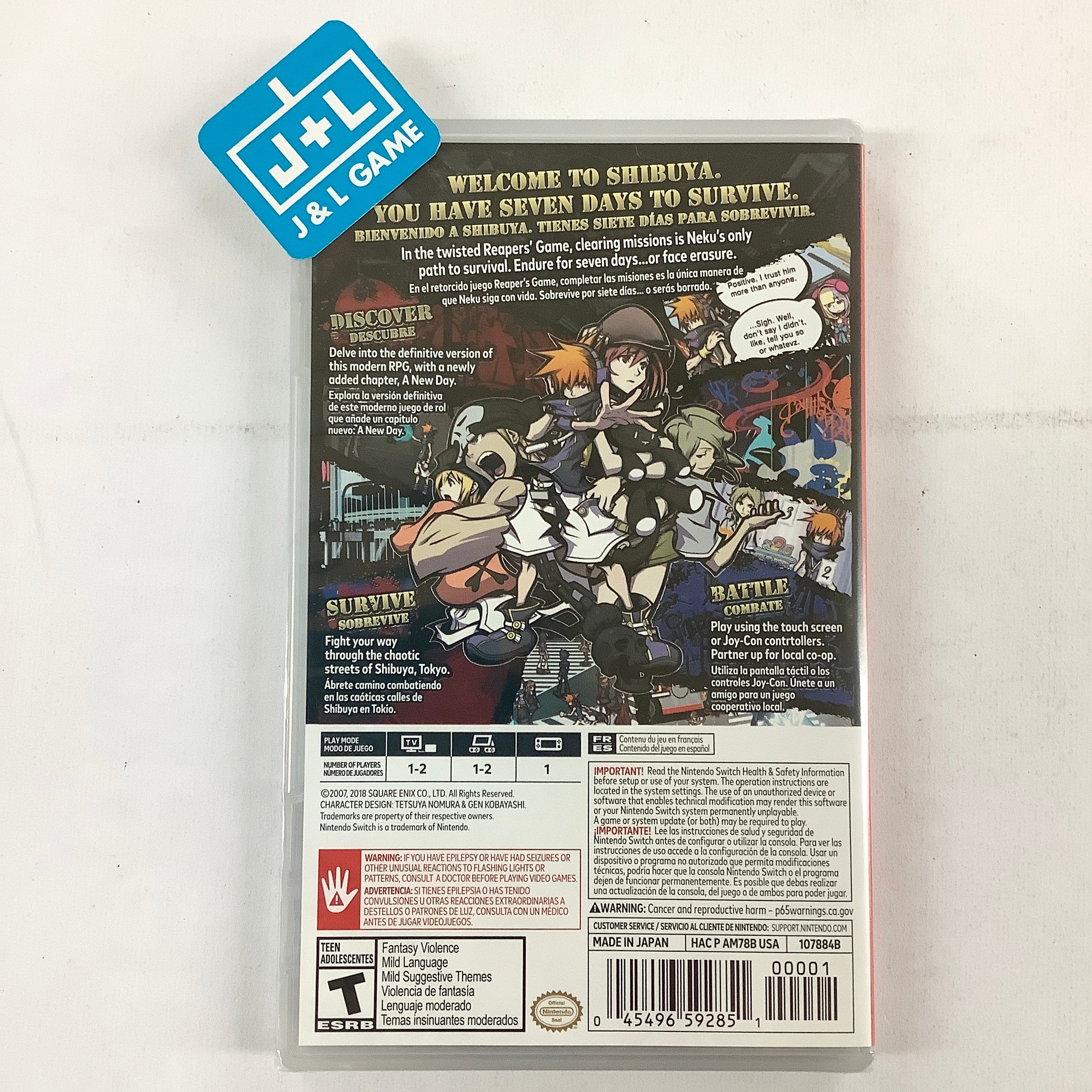 The World Ends With You: Final Remix - (NSW) Nintendo Switch | J&L